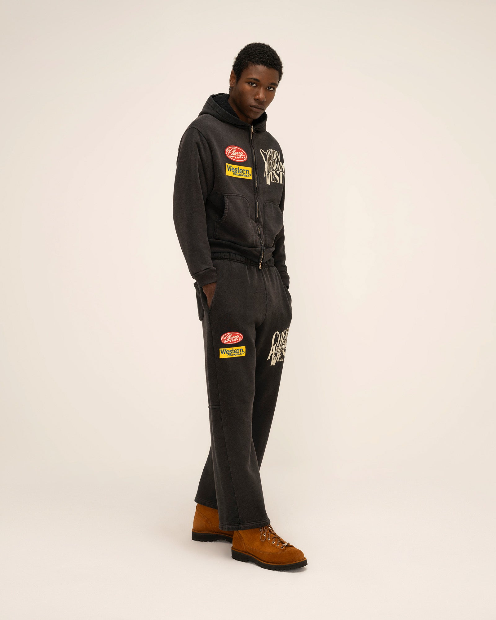 Rodeo Champ Zip Up Hoodie (Black)