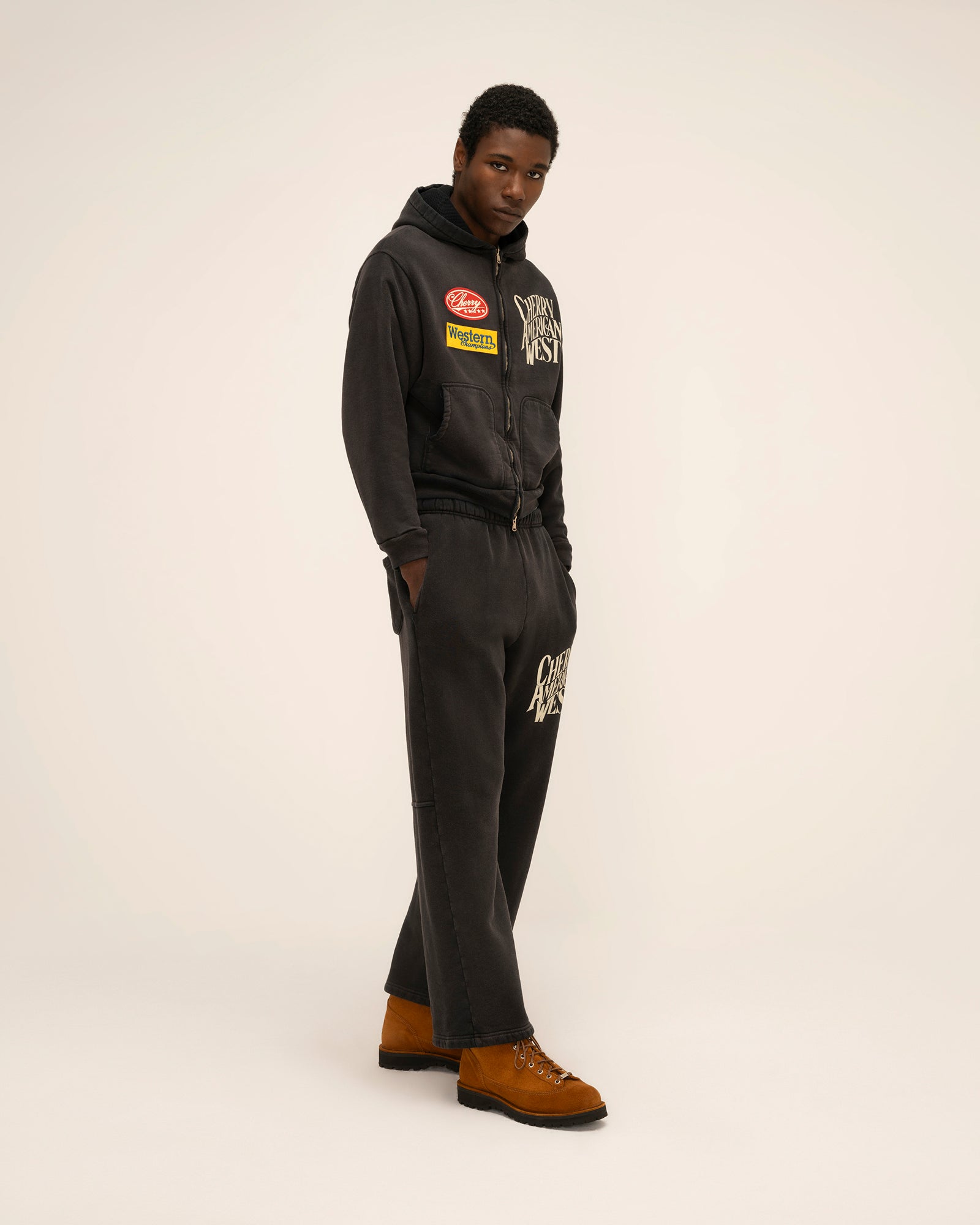 Rodeo Champ Parachute Sweatpants (Black)