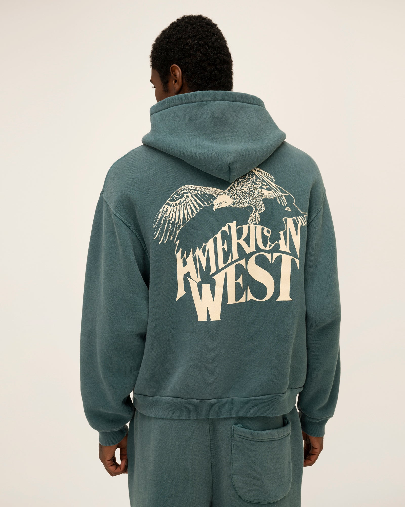 American West Hoodie (Teal)