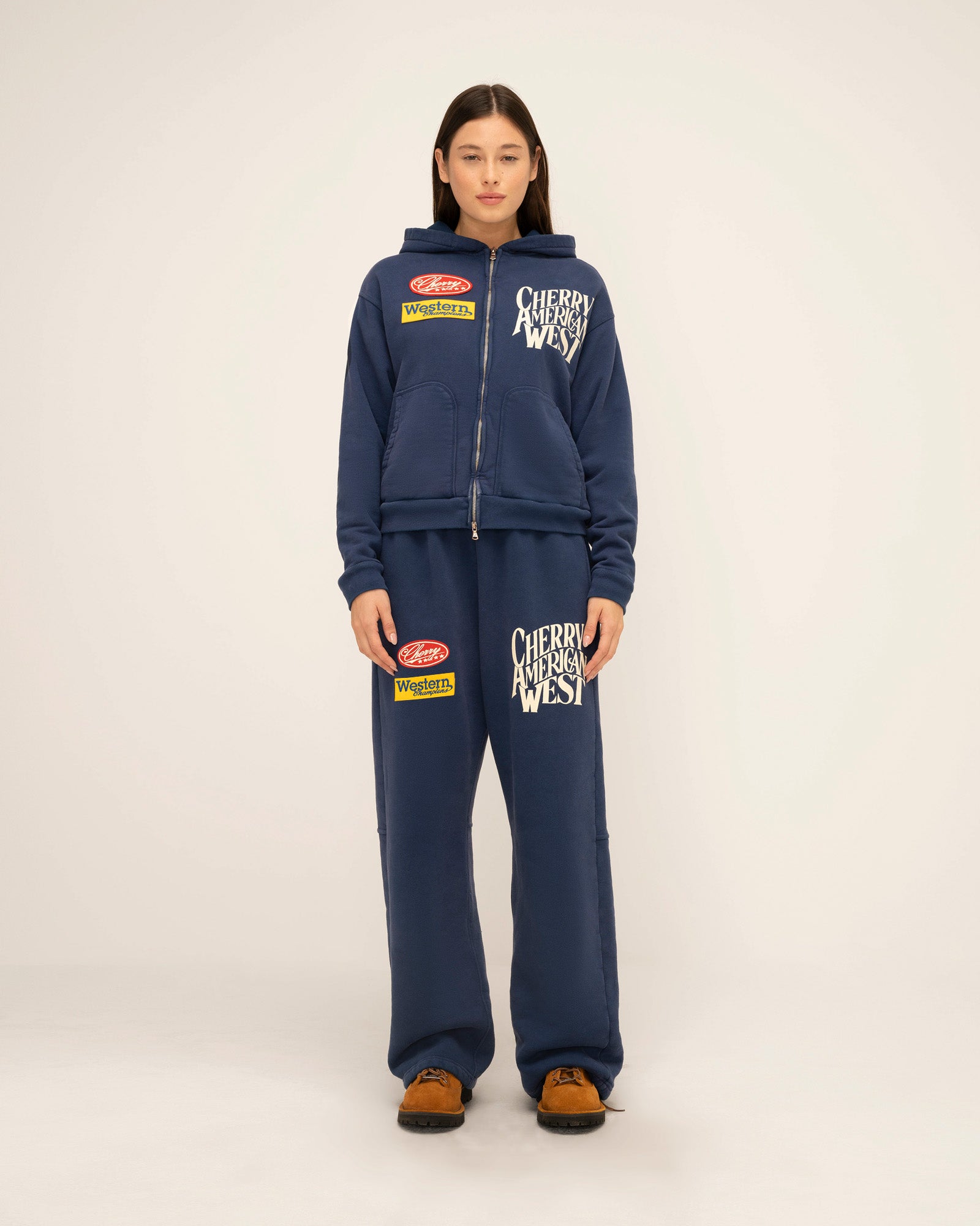 Rodeo Champ Parachute Sweatpants (Navy)