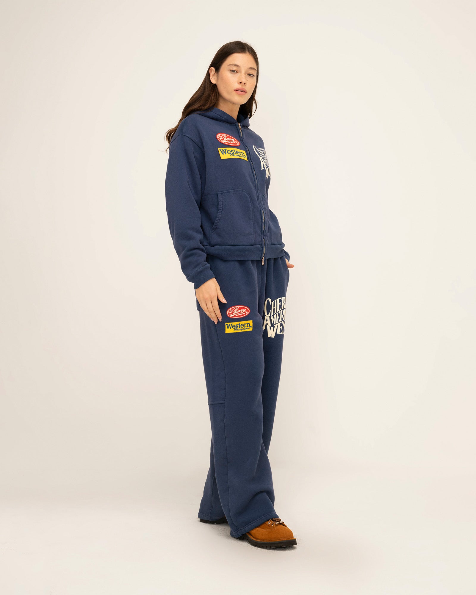 Rodeo Champ Parachute Sweatpants (Navy)