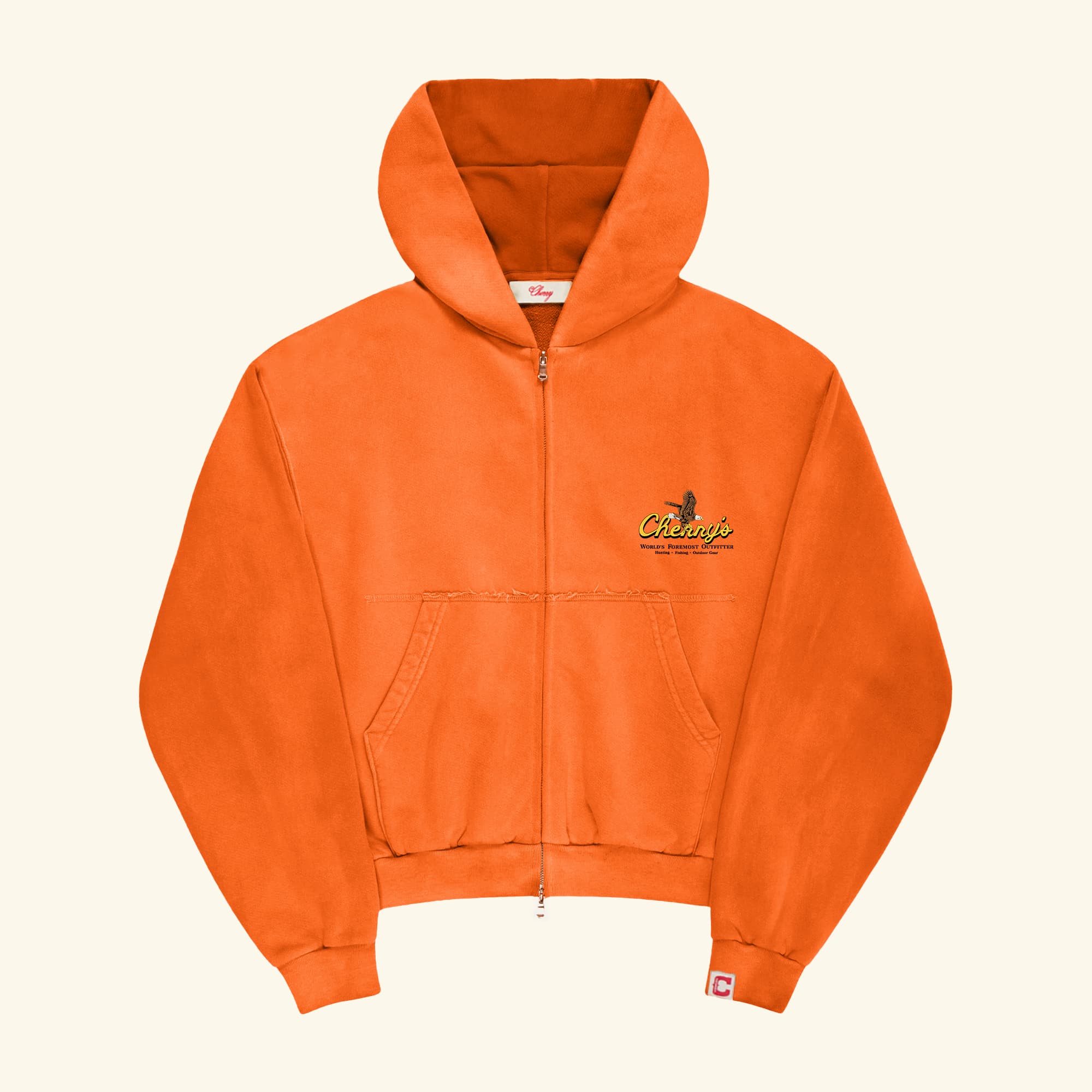 Outfitter Zip Up Hoodie (Orange)