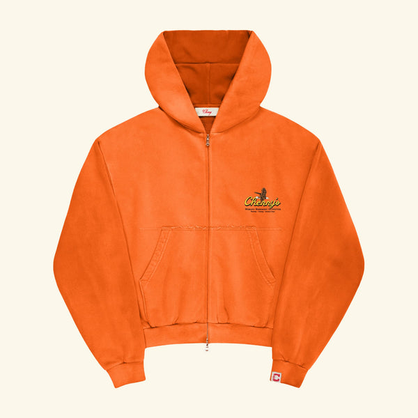 Outfitter Zip Up Hoodie (Orange) – CHERRY LA