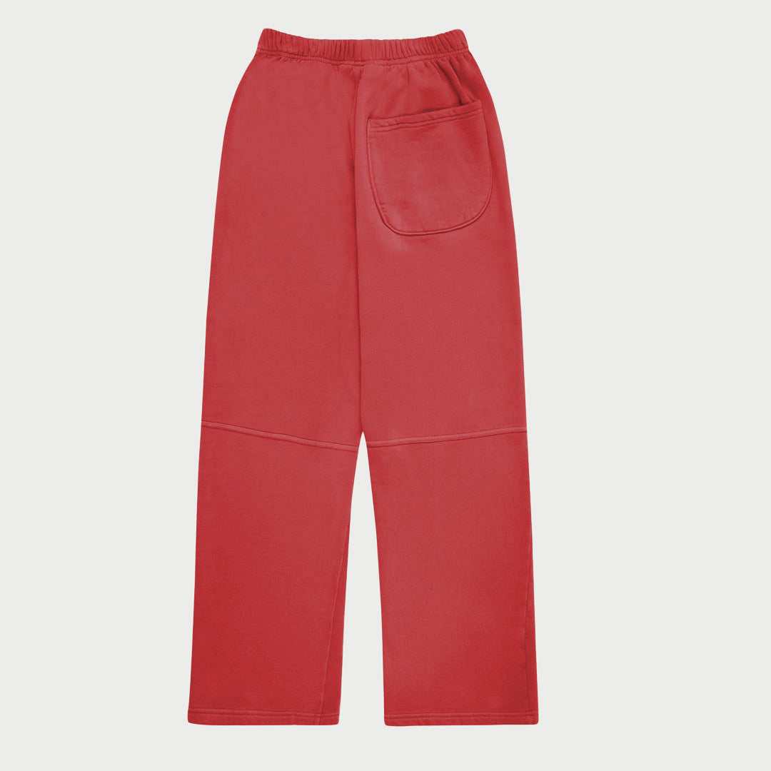 Star Parachute Sweatpants (Vintage Red)