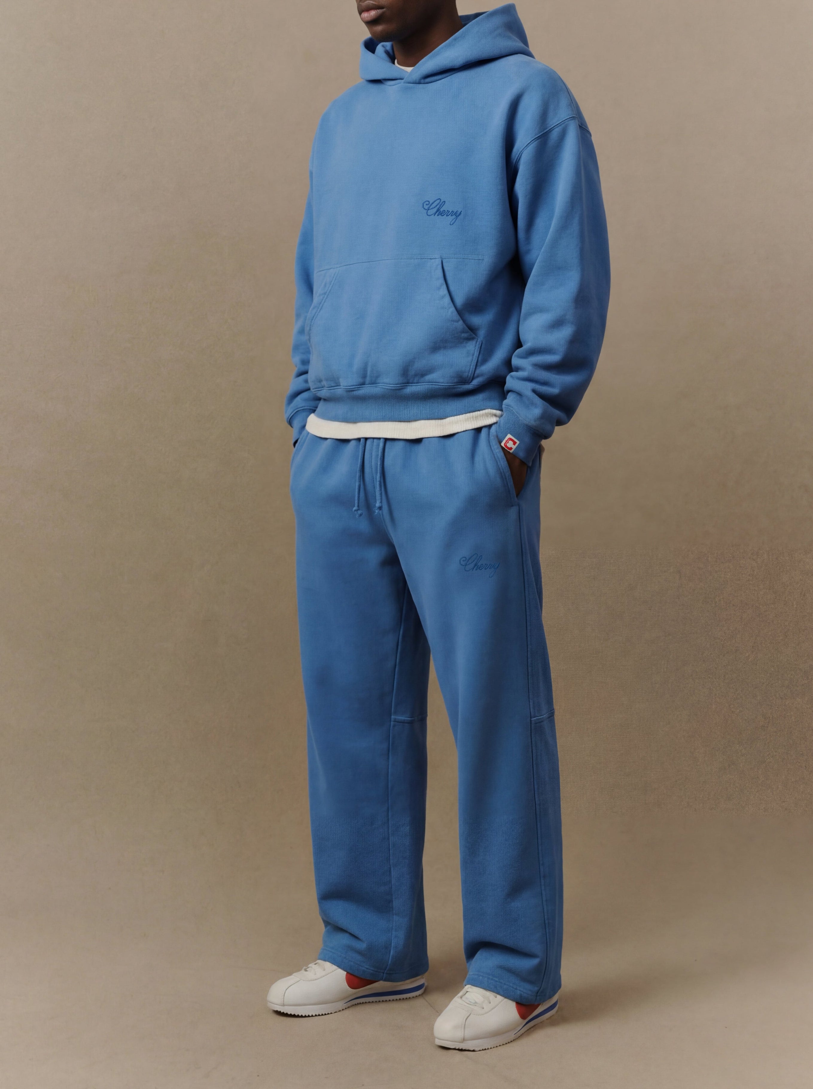 American Classic Parachute Sweatpants (Steel Blue)