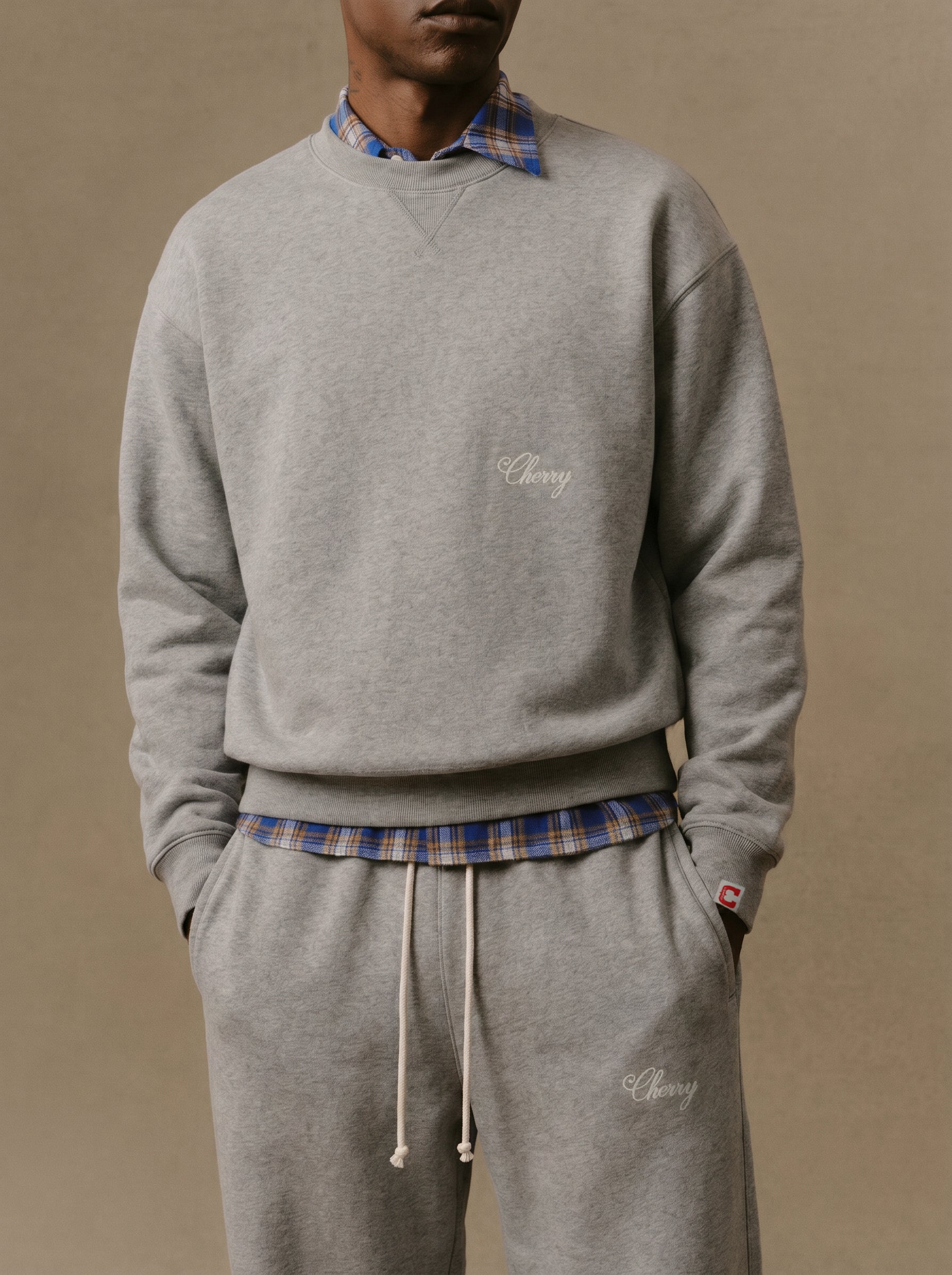 American Classic Crewneck (Heather Grey)