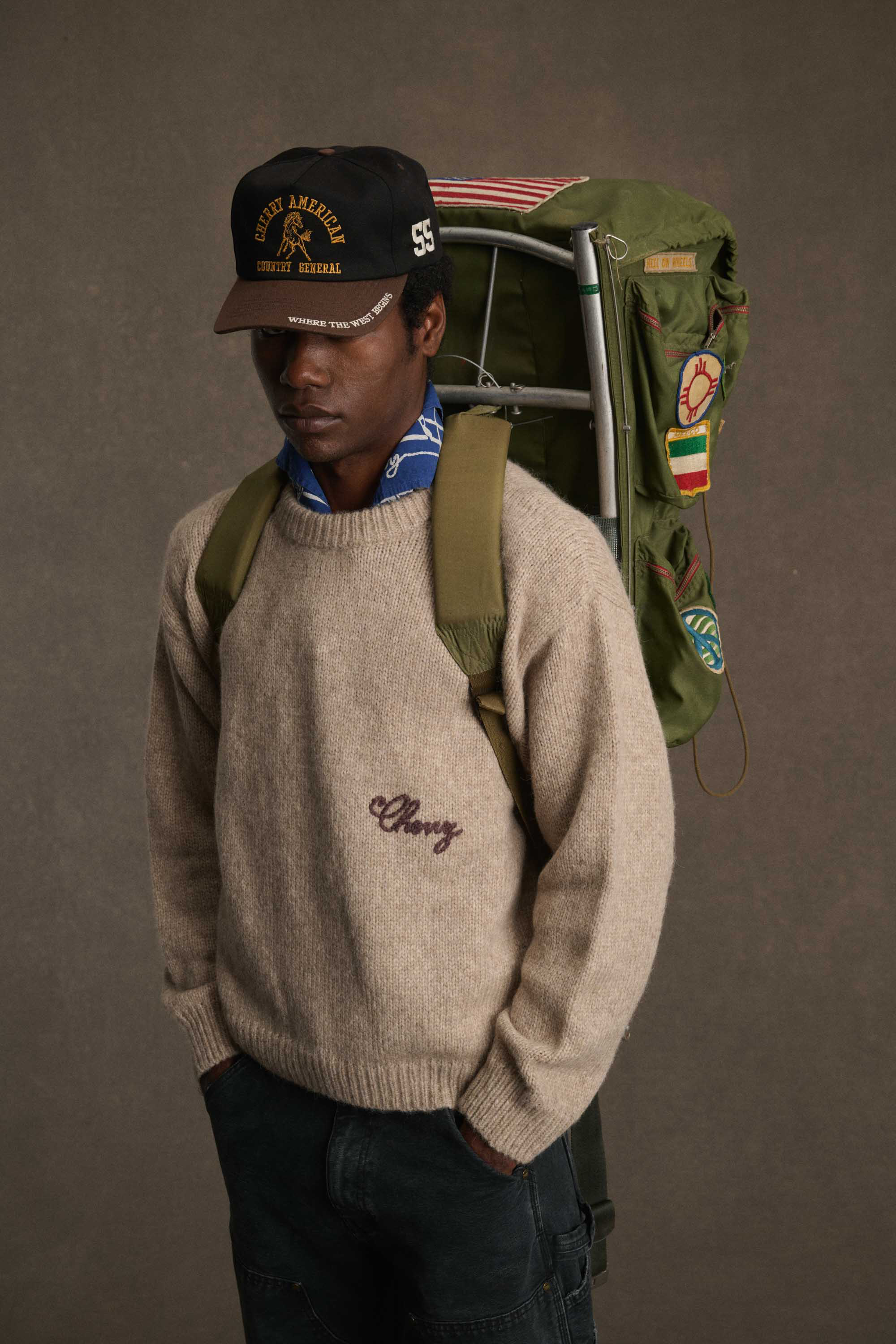 American Classic Knit Crew (Oatmeal)