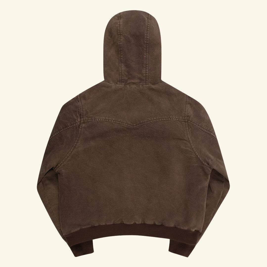 Hooded Canvas Work Jacket