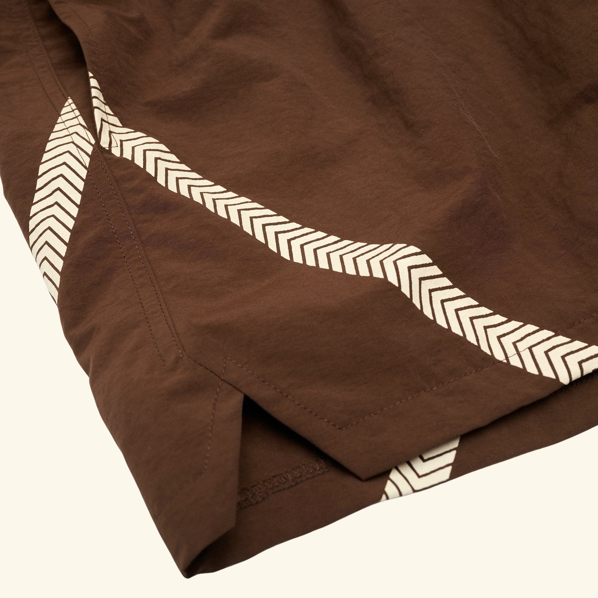 Nylon Running Short (Brown)