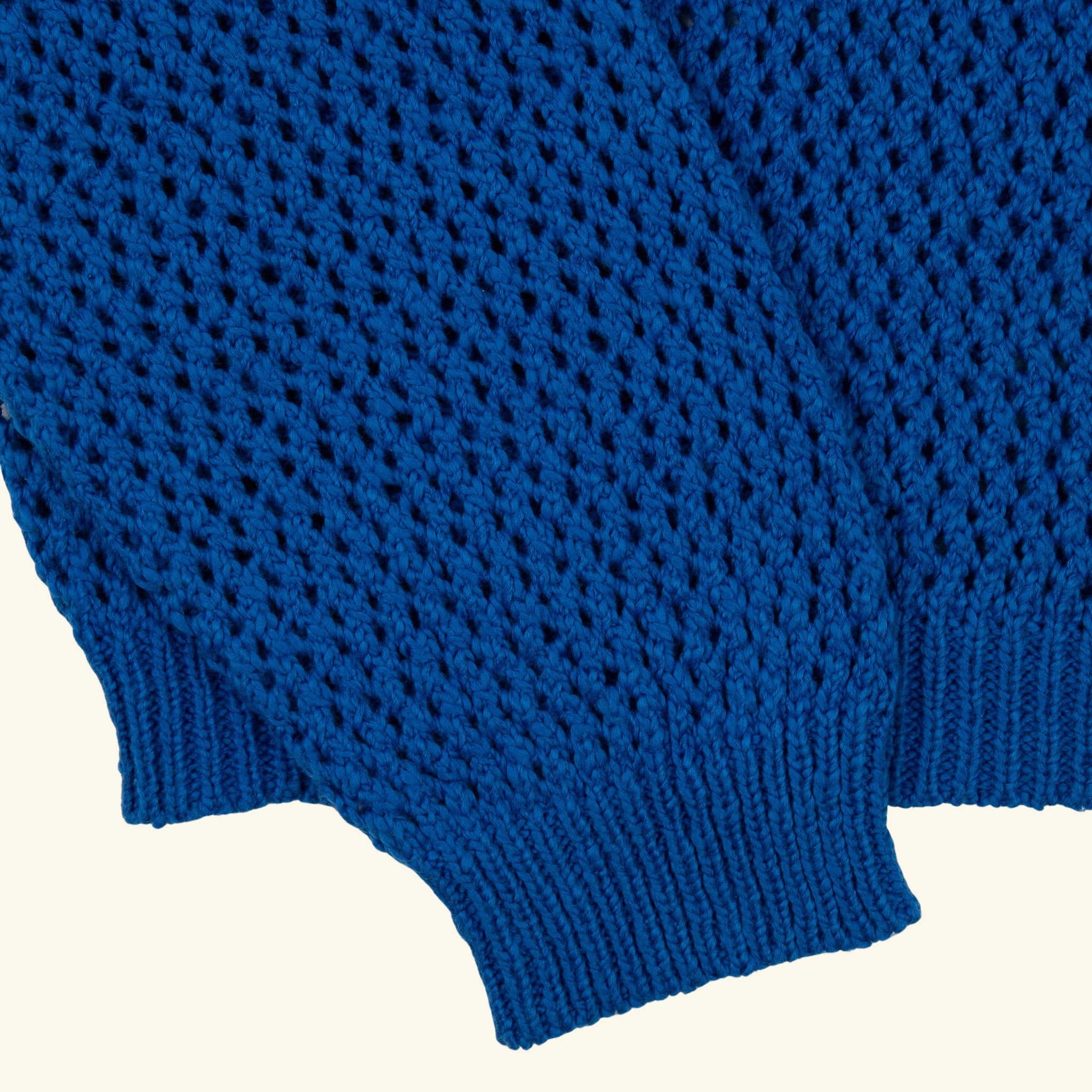 Knit Western Crew (Royal Blue)
