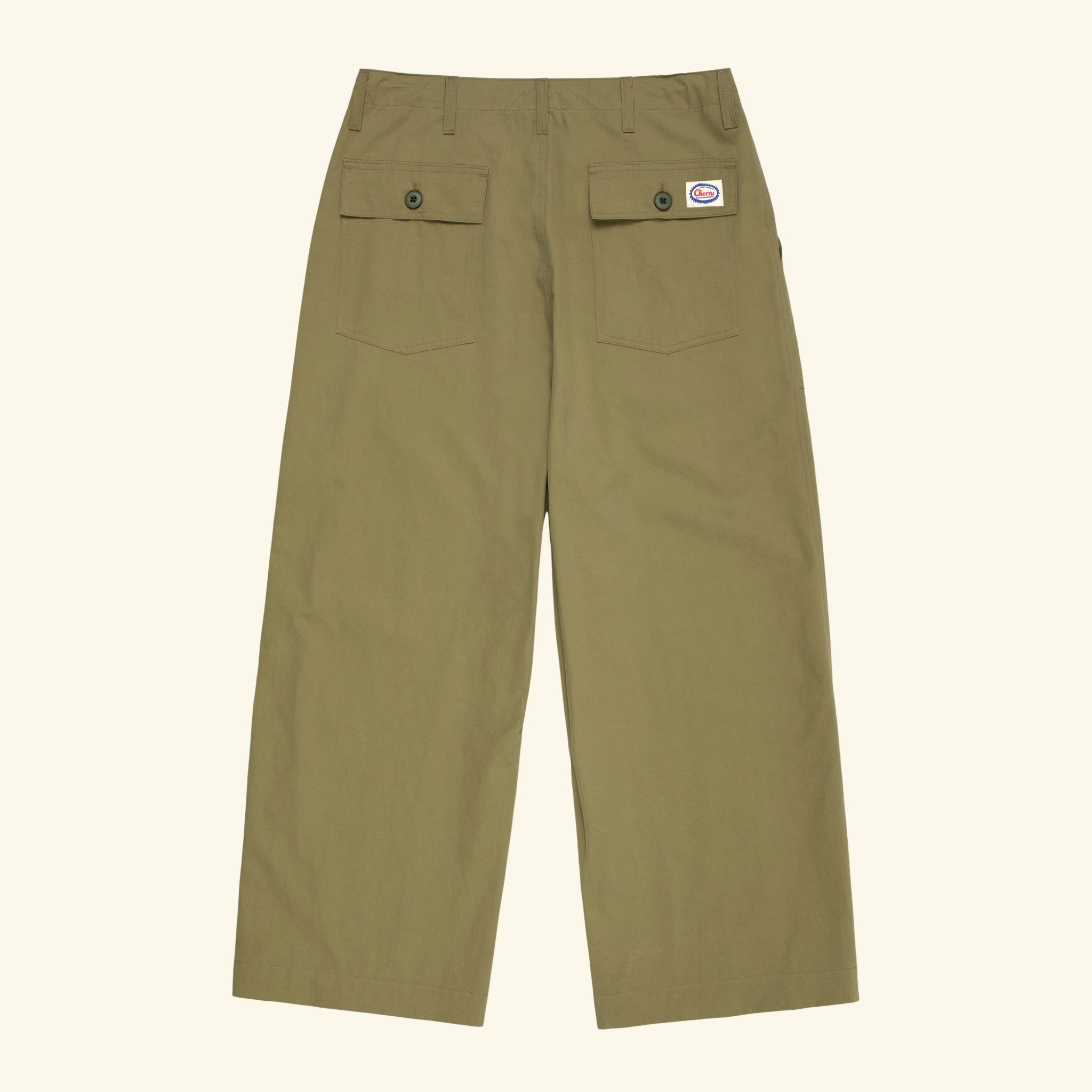 Twill Parachute Pants (Cactus Green)