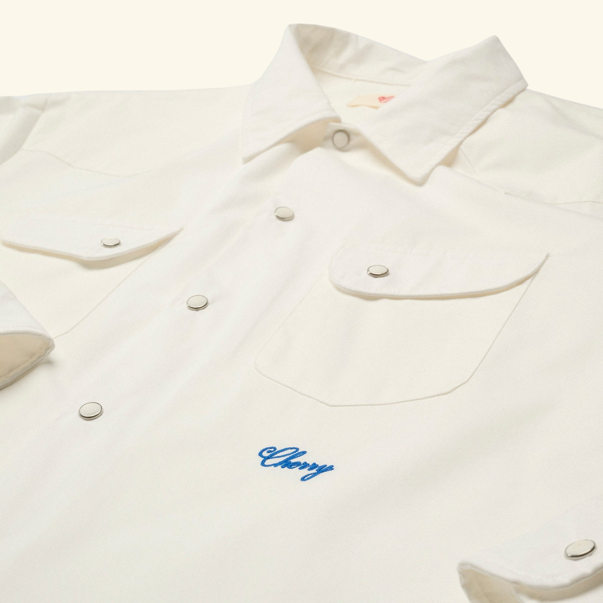 Poplin Western Shirt (White)
