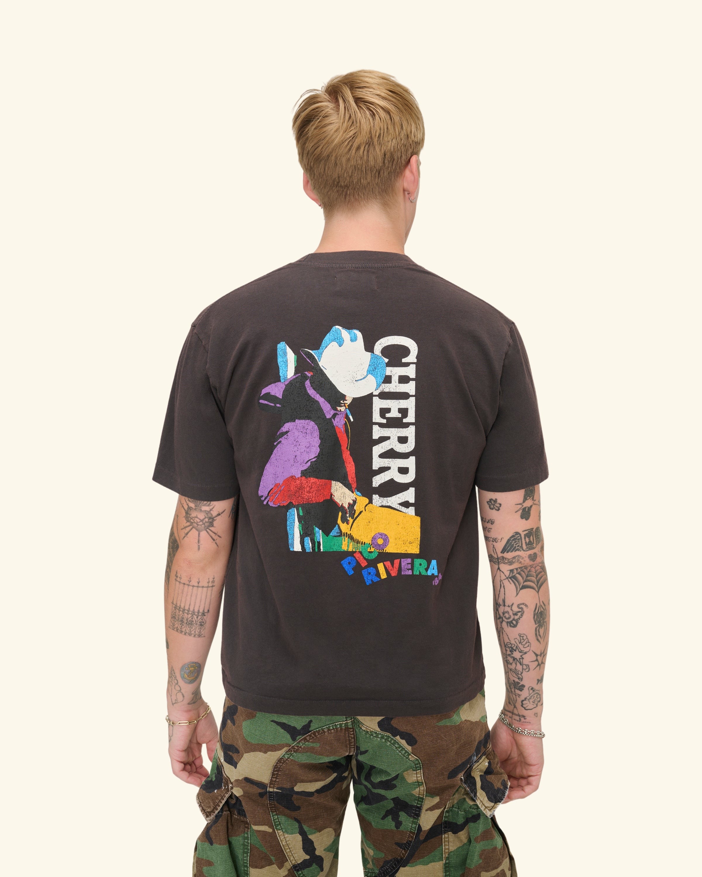 Pico Rivera Pocket T-Shirt (Vintage Black) – CHERRY LA