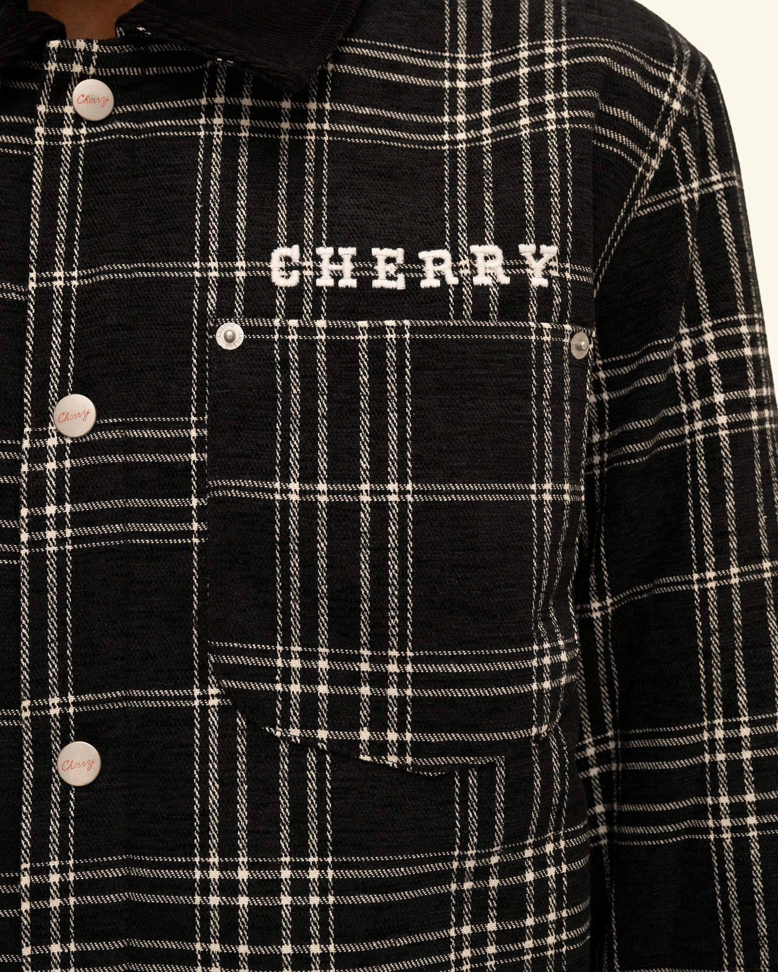 Quilted Lined Plaid Jacket