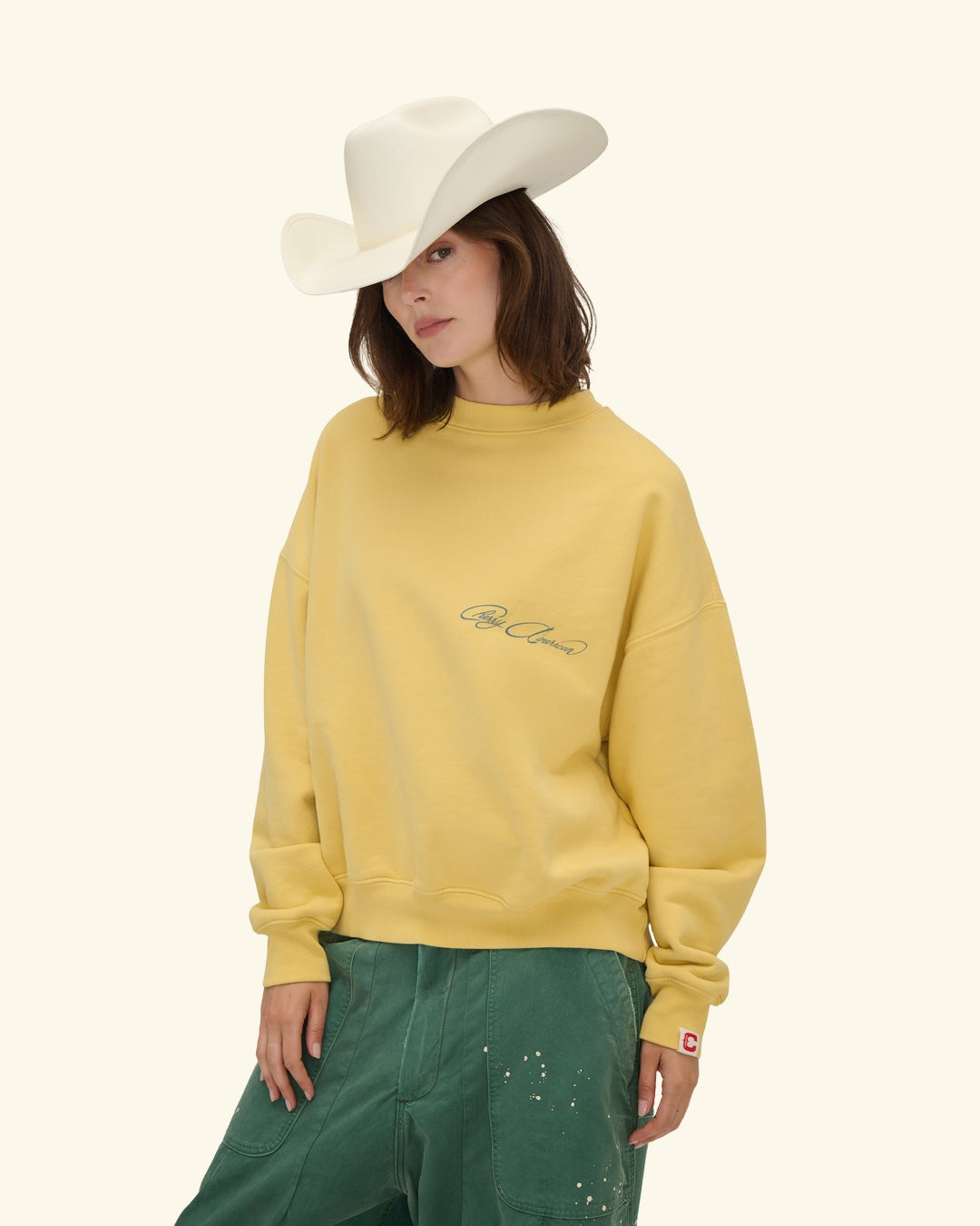 Cherry American Crewneck (Butter)