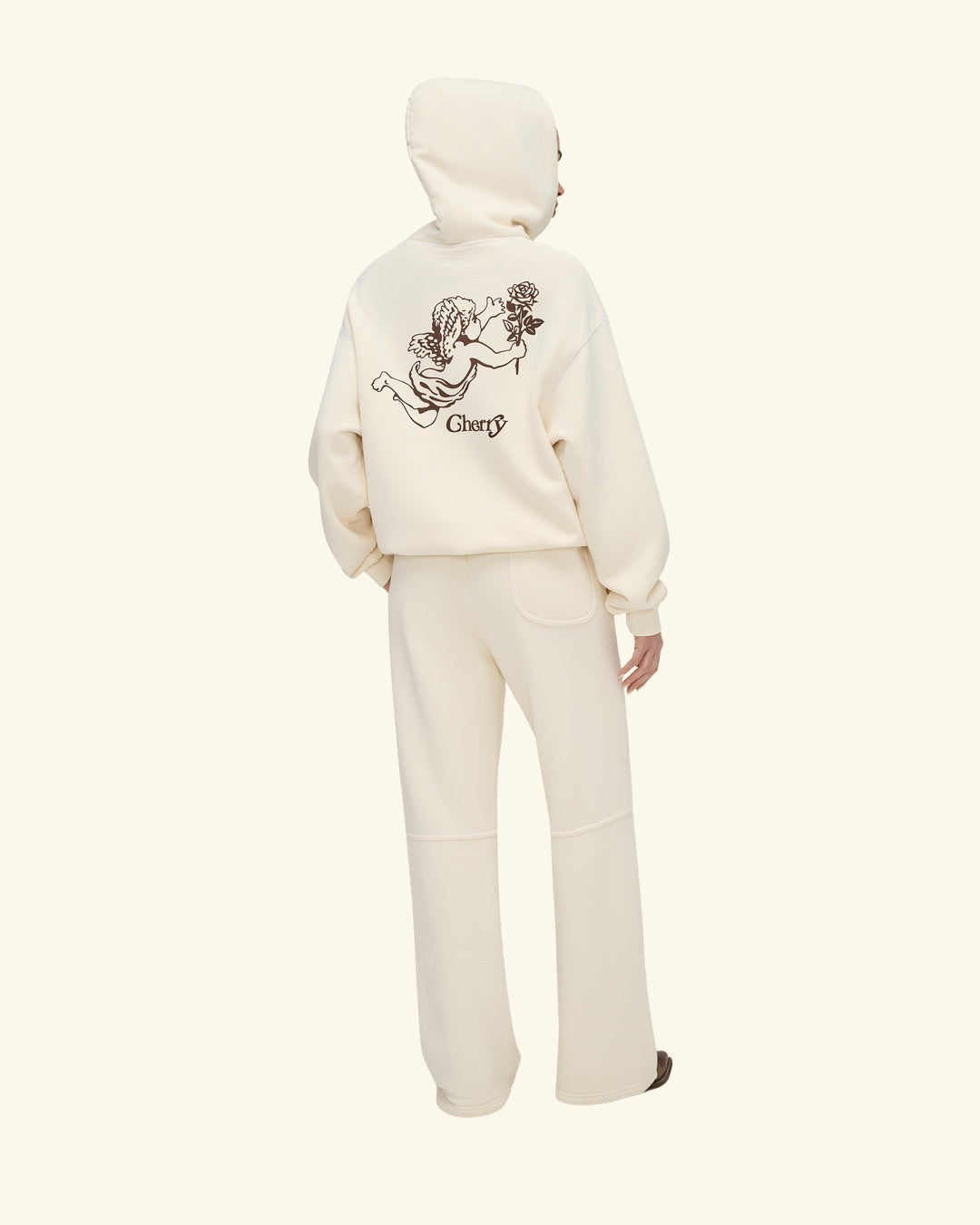 Cherry x GDC Angel Men's Sweatpants (Cream)