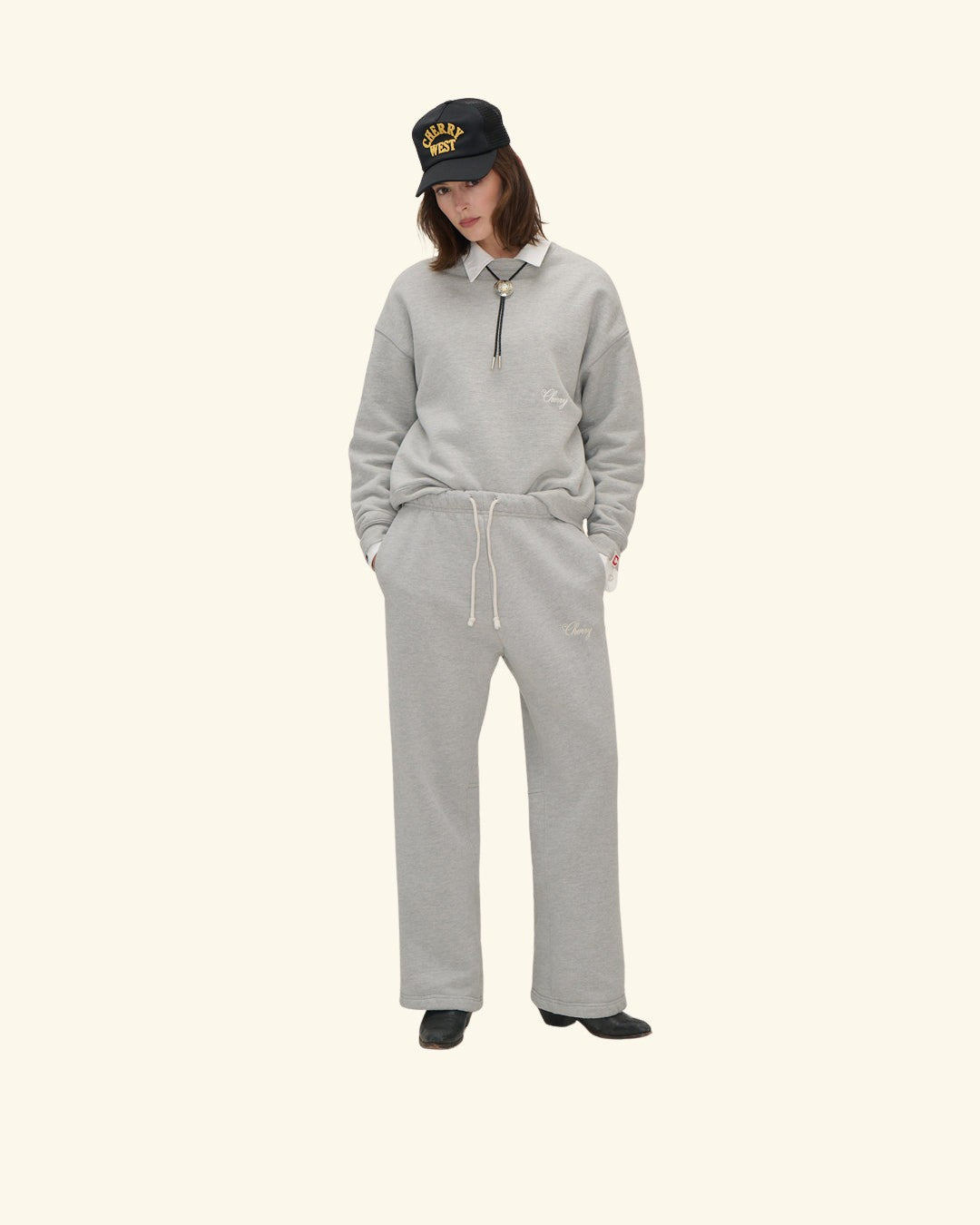 American Classic Crewneck (Heather Grey)