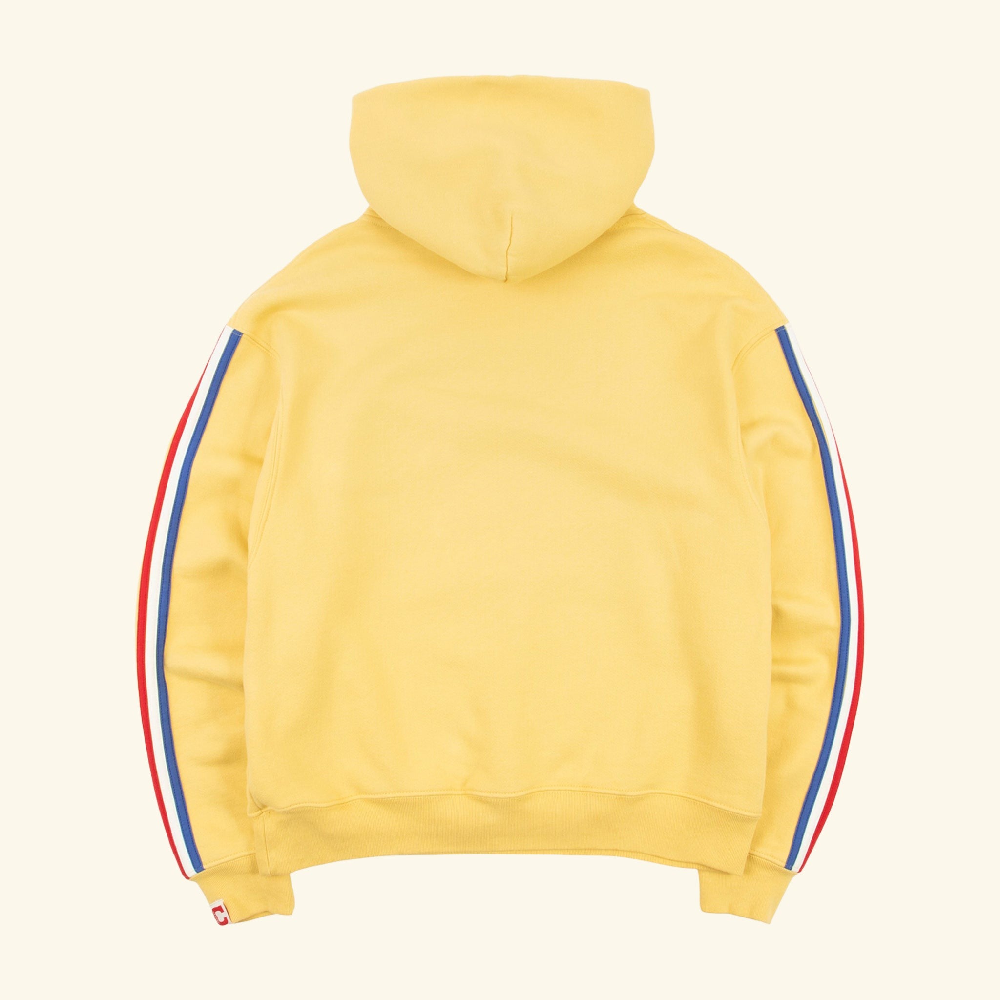Striped Applique Hoodie (Butter)