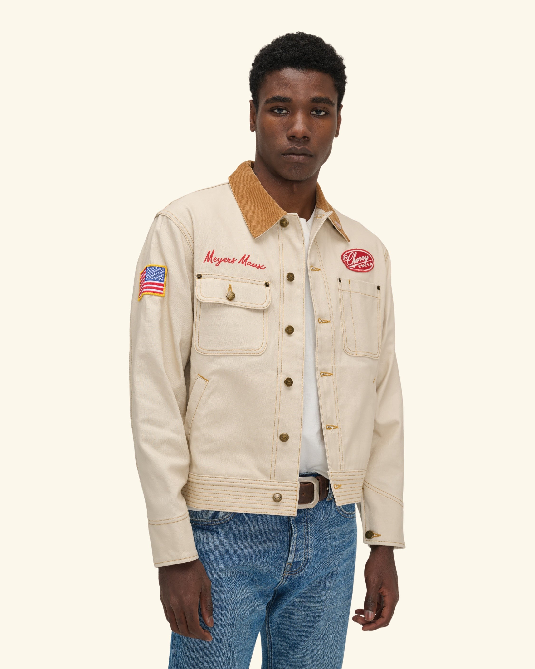 Meyers Manx Canvas Mechanic Jacket (Natural)