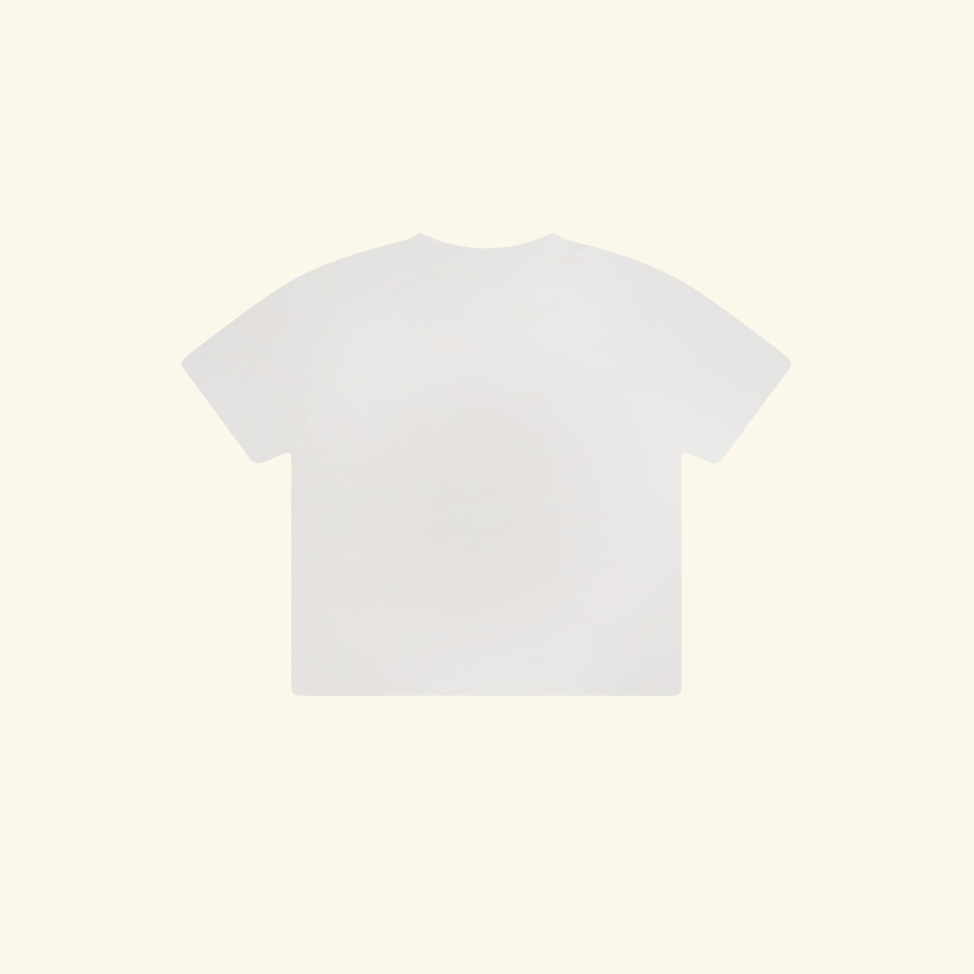 Women's Quality Goods Boxy Baby Tee (Vintage White)