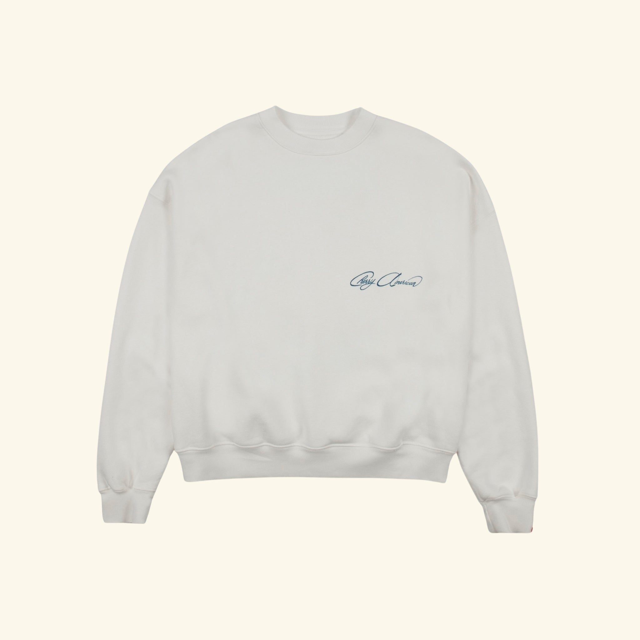 Cherry American Crewneck (Vintage White)