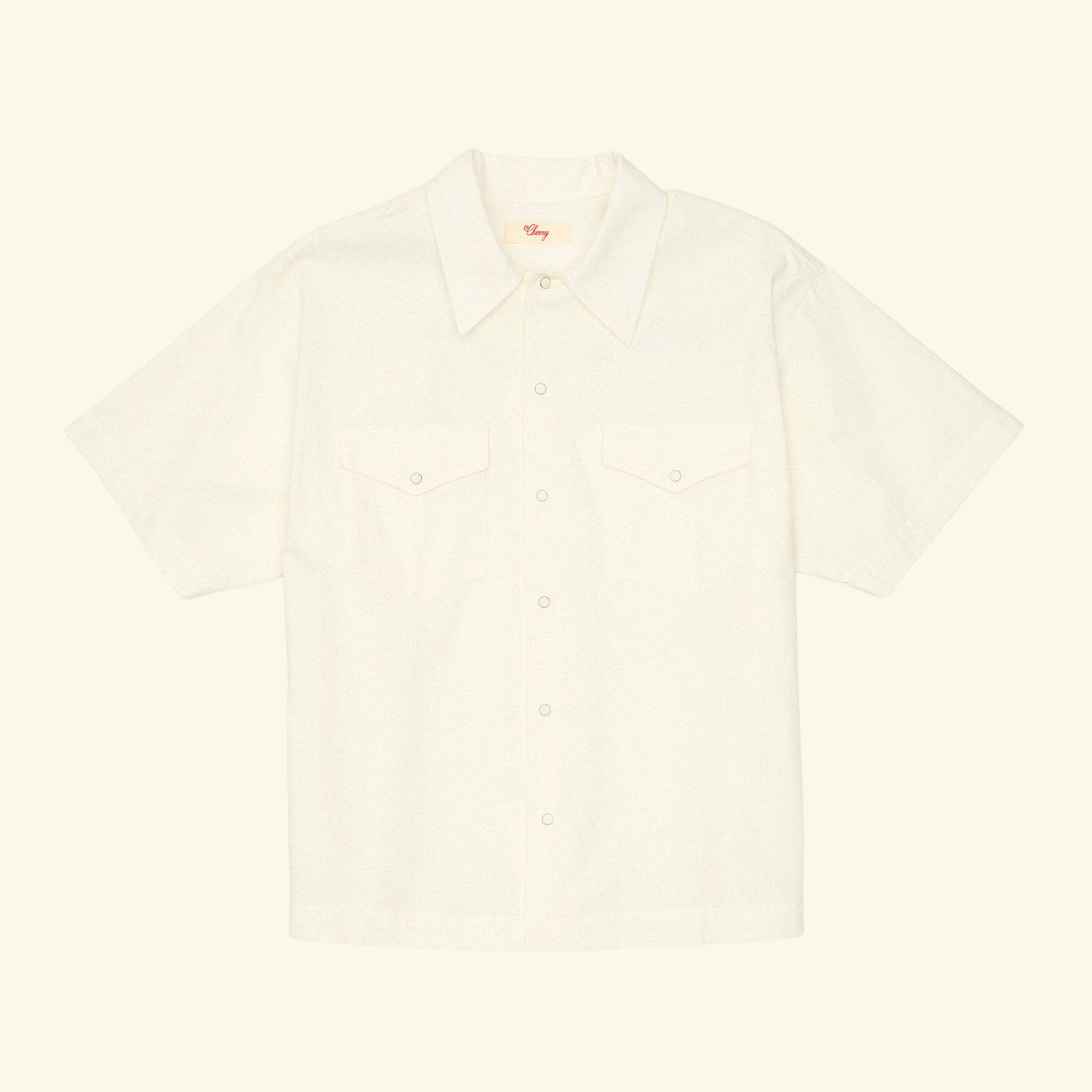 Western Twill Mechanic Shirt (White)