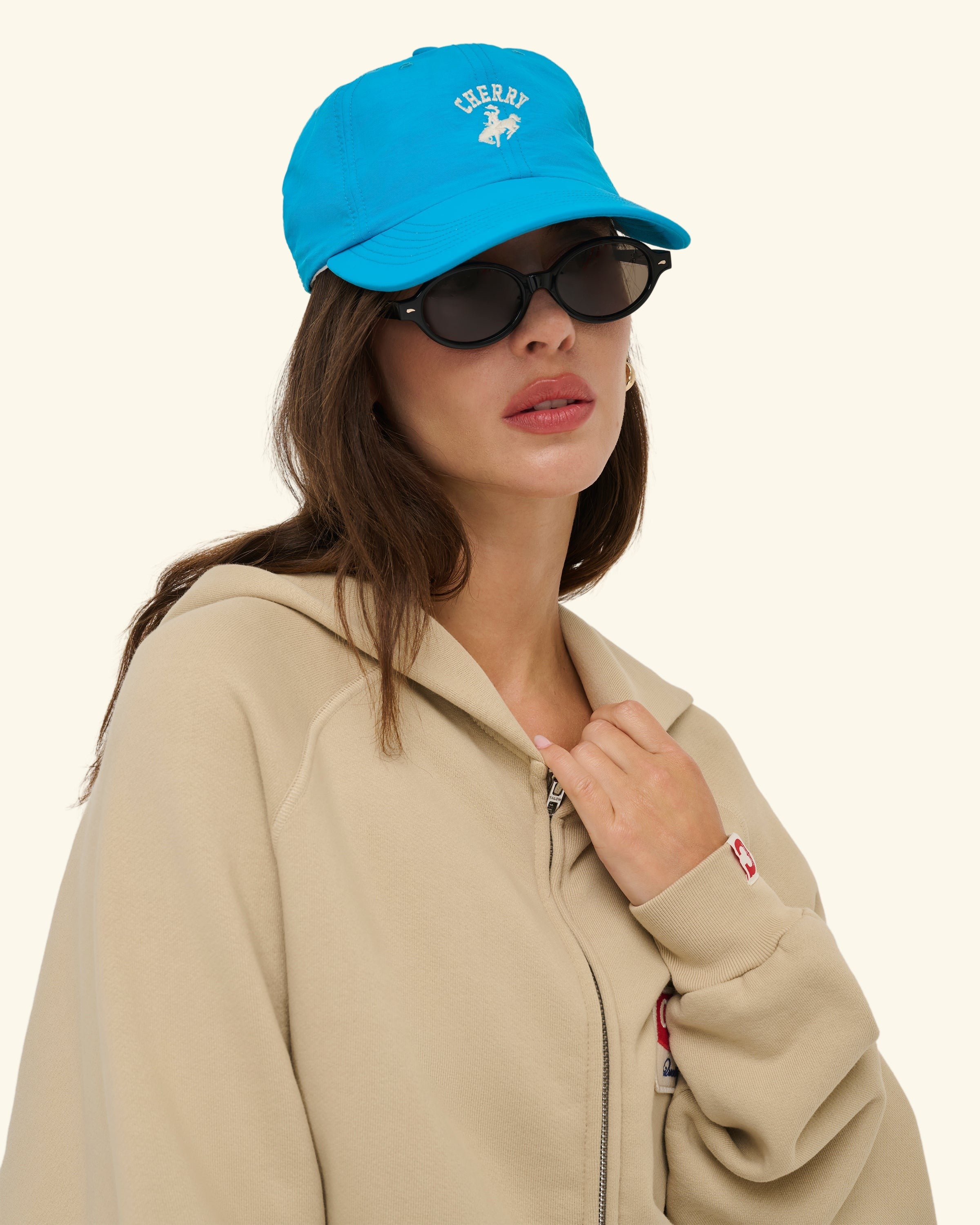 Western Tennis Hat (Aqua)