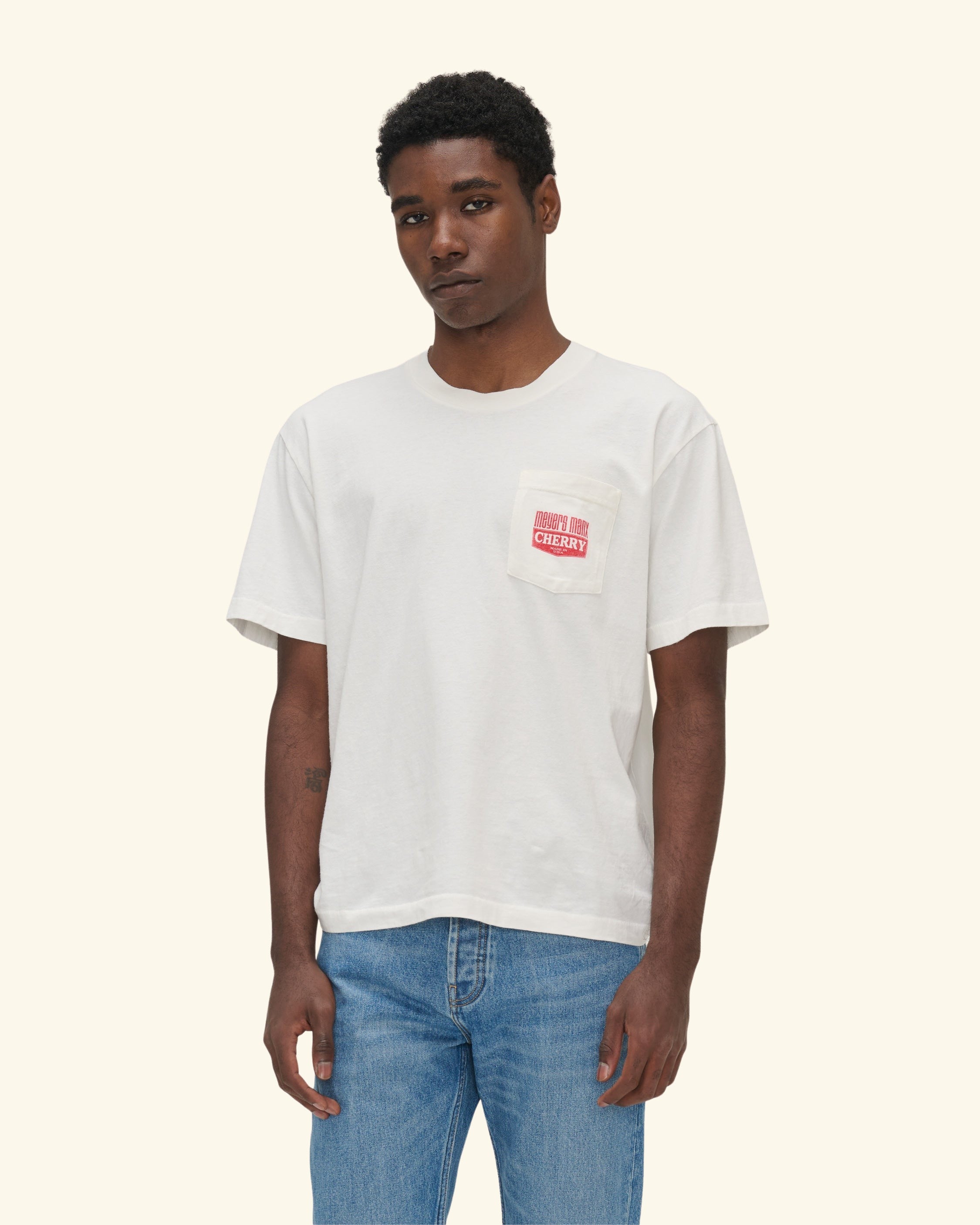 Meyers Manx Pocket Tee (Vintage White)