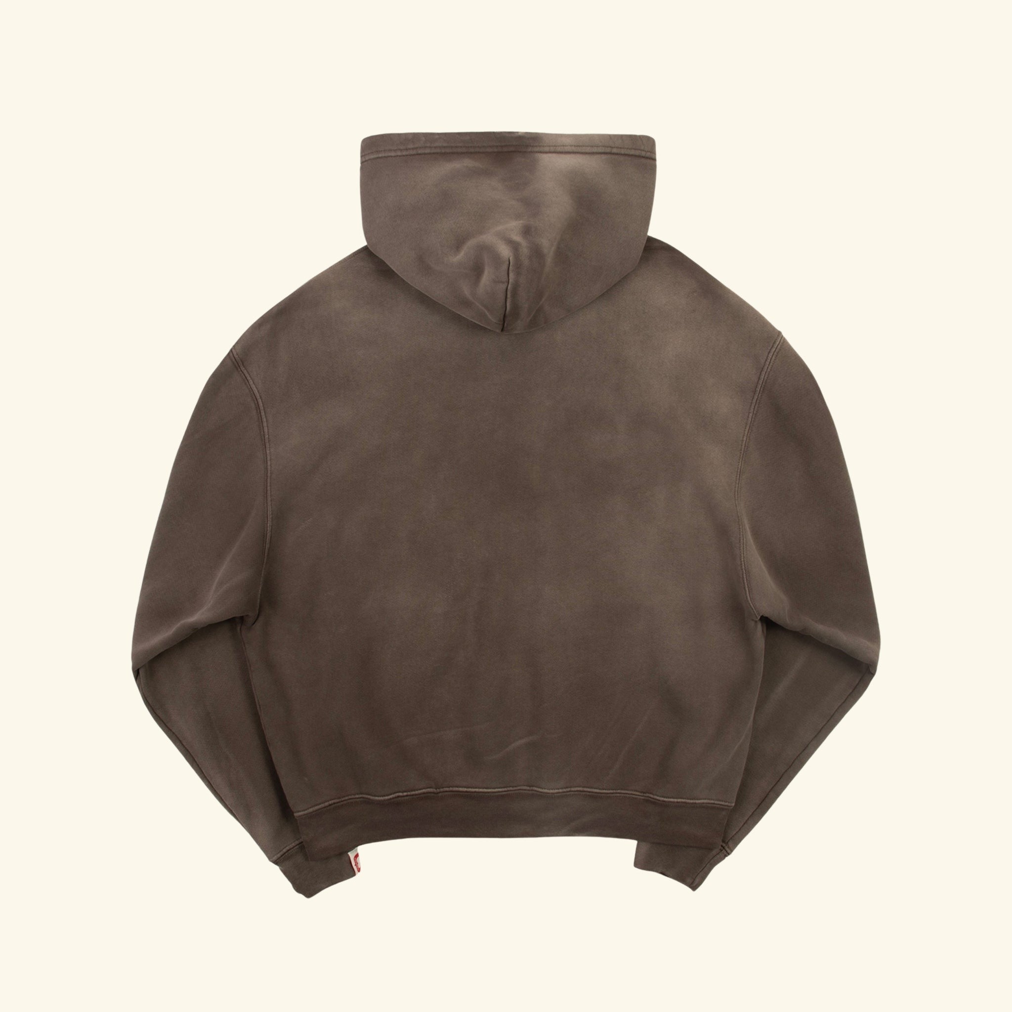 Studded Zip Up Hoodie (Vintage Brown)