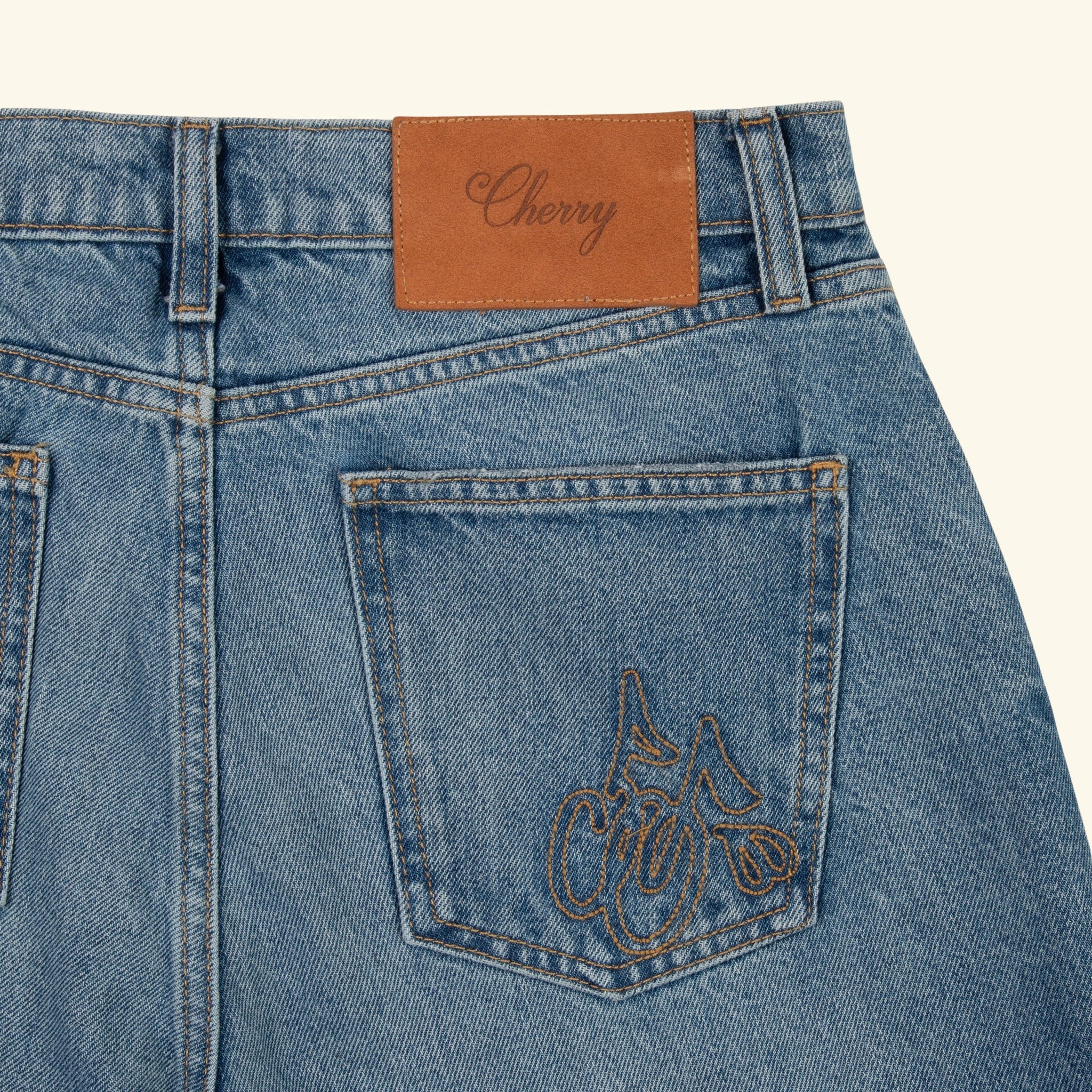 Straight Medium Cowboy Wash Jeans