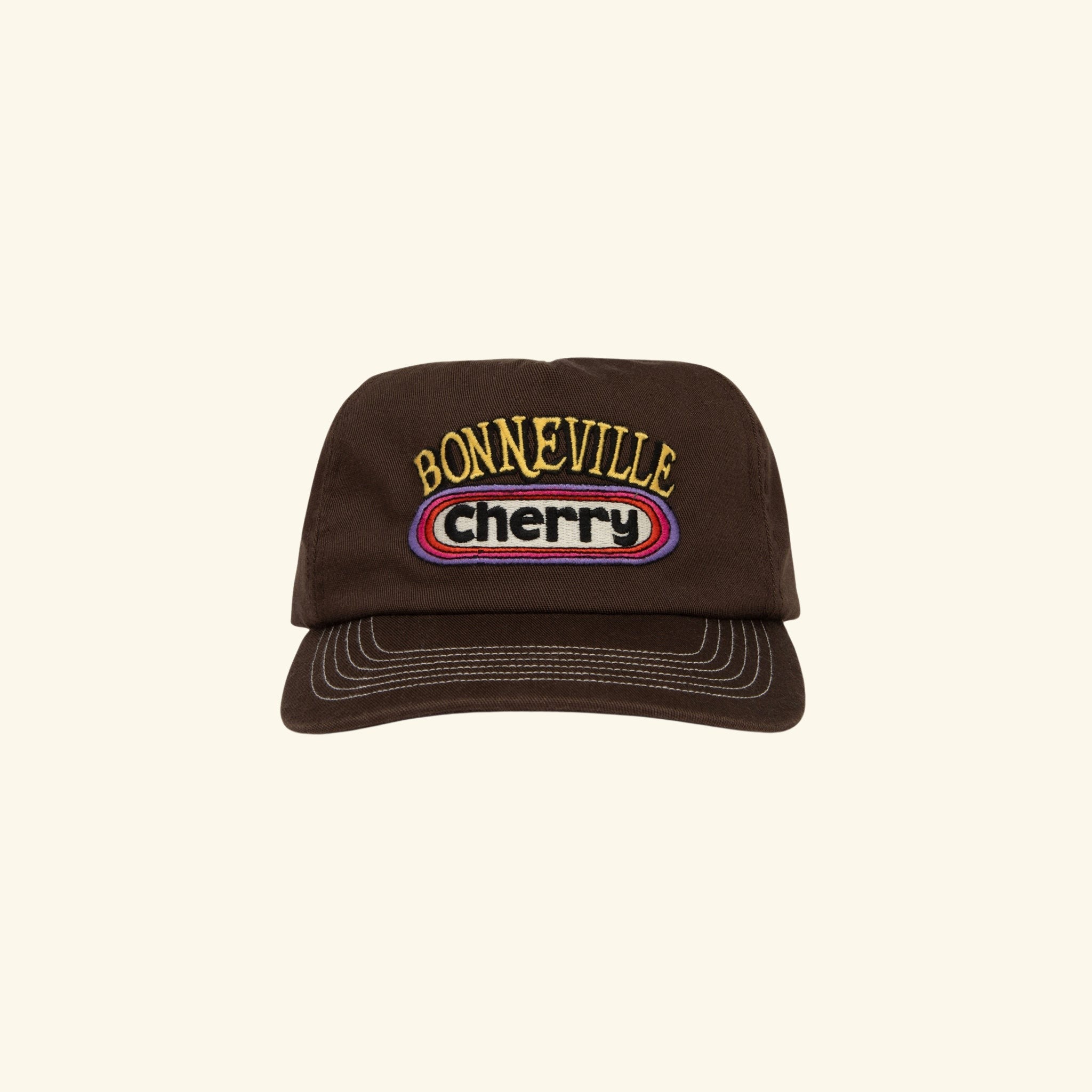 Bonneville Contrast 5 Panel Hat (Brown)