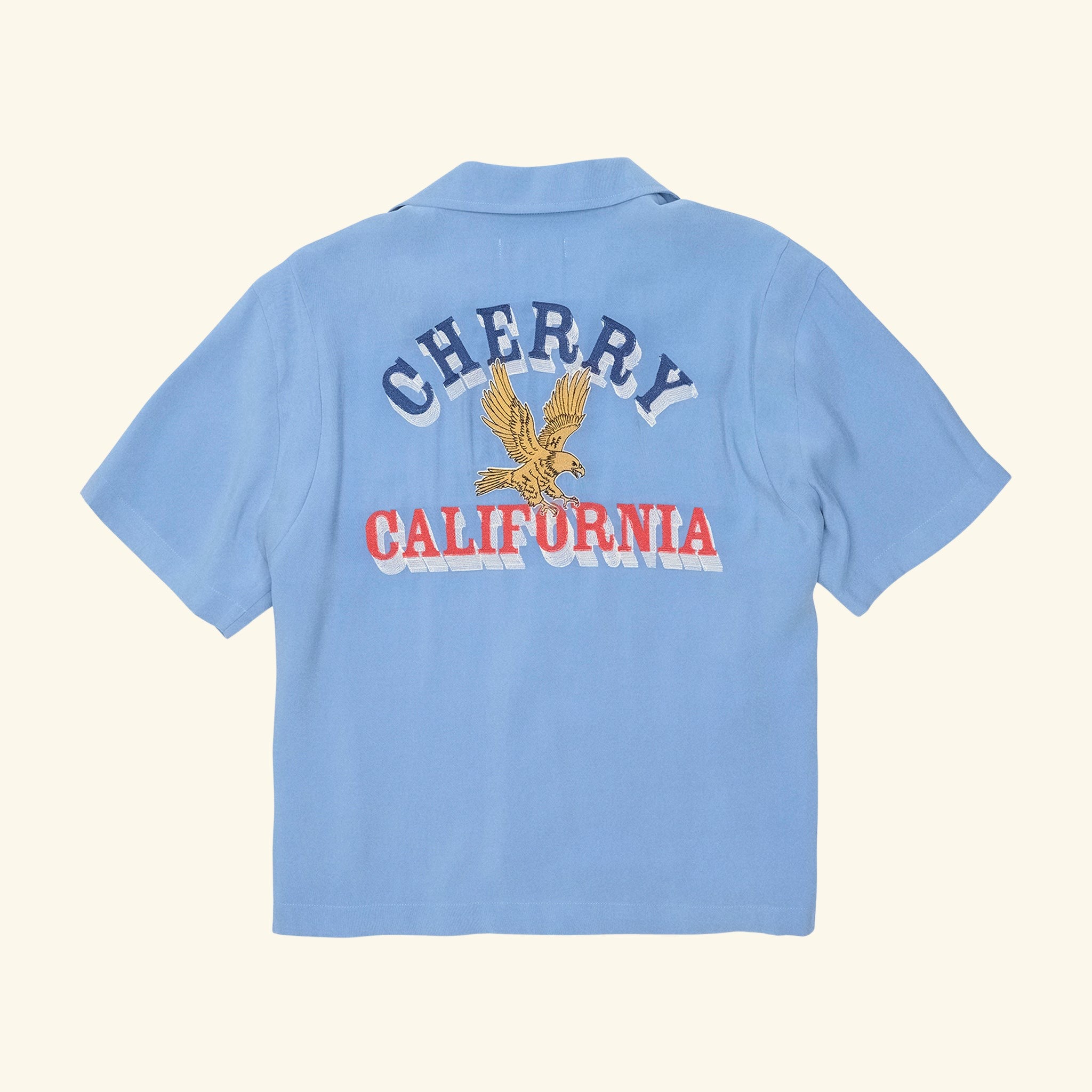 Tencel Bowling Shirt (Steel Blue) – CHERRY LA