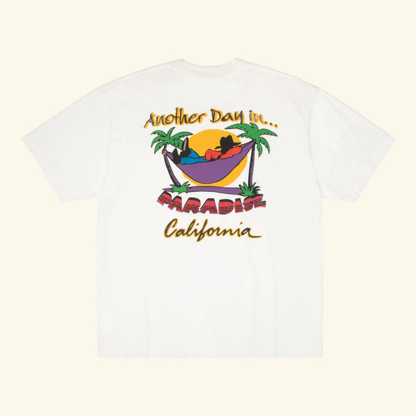 Another Day In Paradise Pocket Tee – CHERRY LA