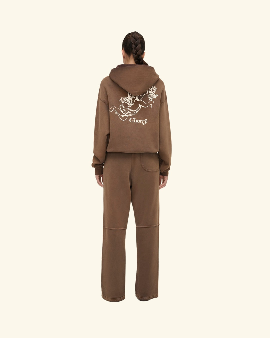 Cherry x GDC Angel Men's Hoodie (Brown)