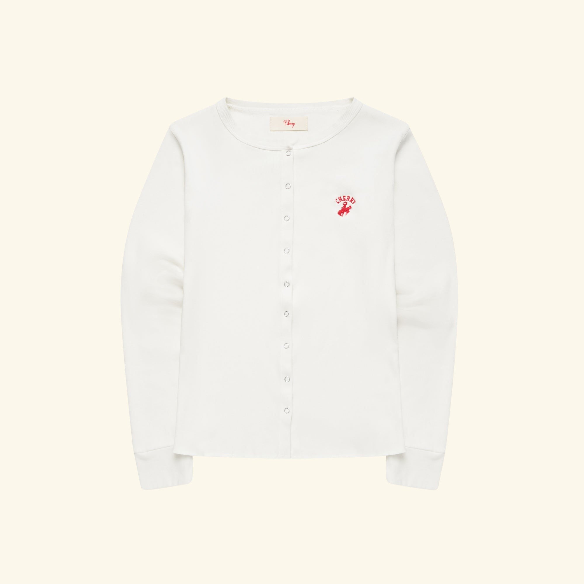 Women's Ribbed Cardigan (Natural)