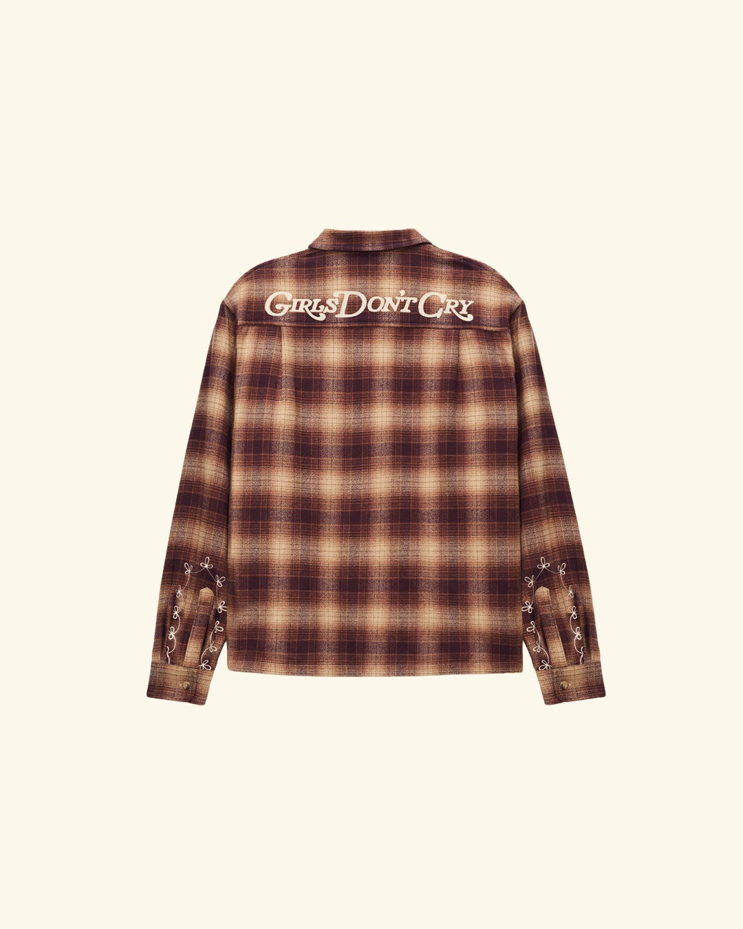 Cherry x GDC Western Flannel Shirt (Brown)