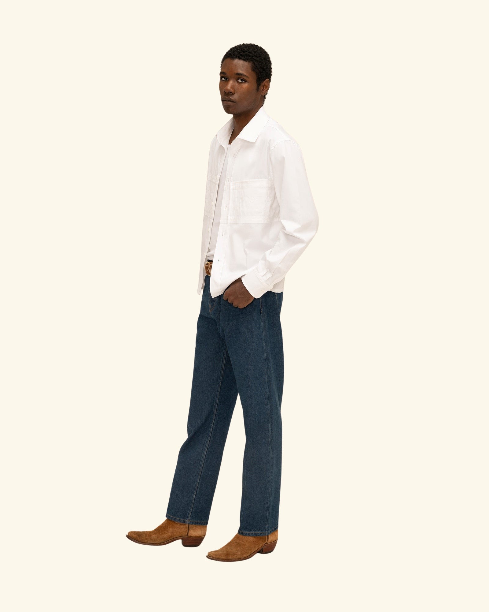 Poplin Pit Crew Shirt