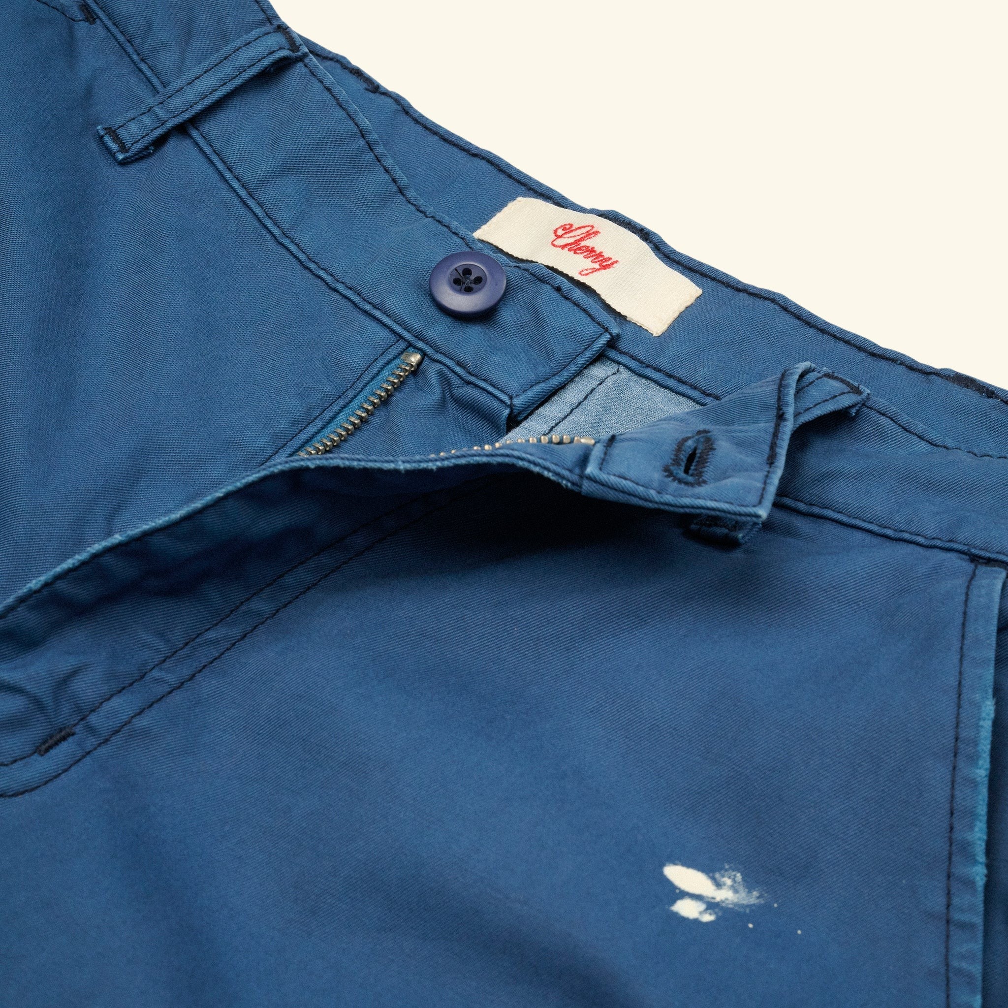 Wide Leg Cargo Pants (Sun Faded Blue)