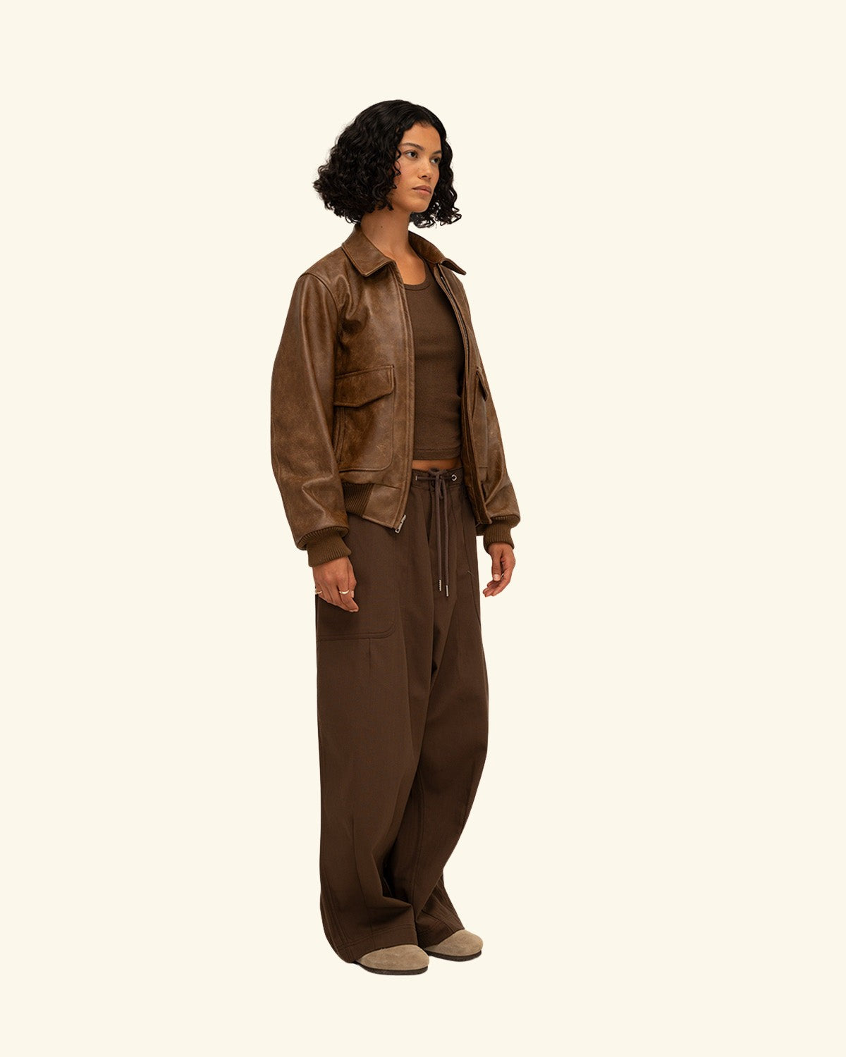 Leather Flight Jacket