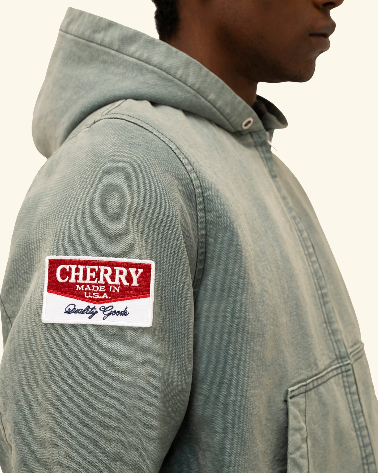 Hooded Canvas Work Jacket