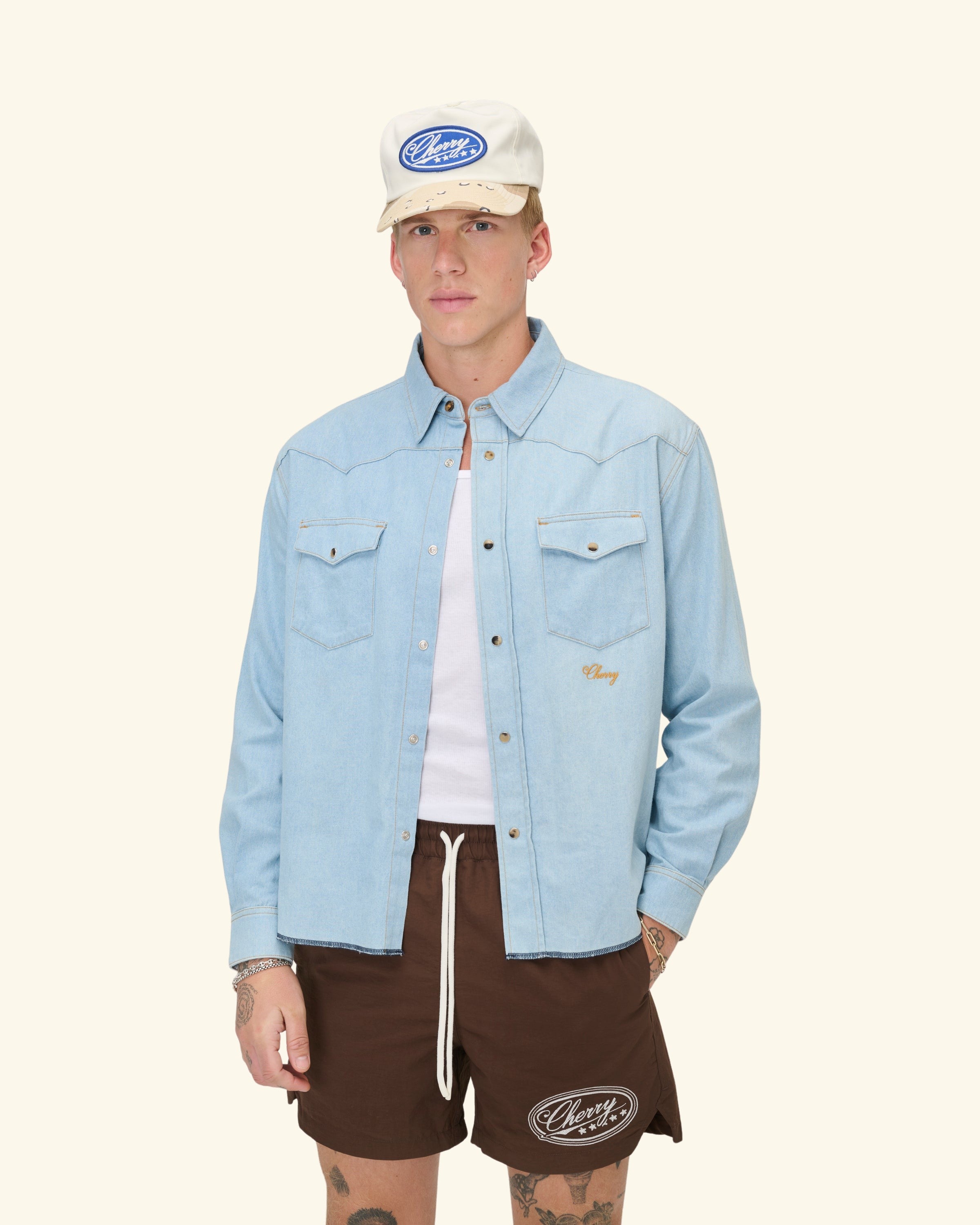 Five Star Swim Trunk (Brown)