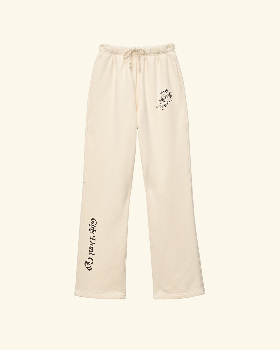 Cherry x GDC Angel Men's Sweatpants (Cream)