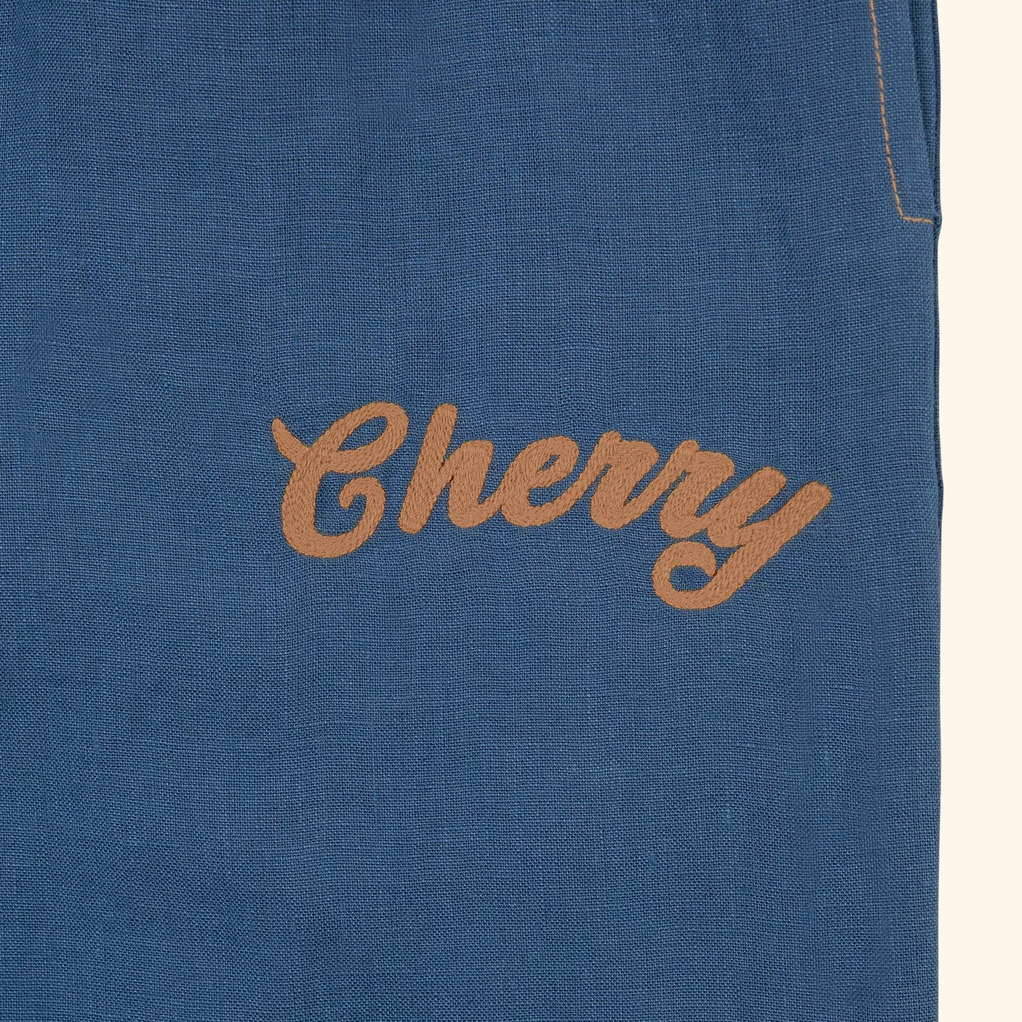 Linen Beach Pant (Faded Blue)