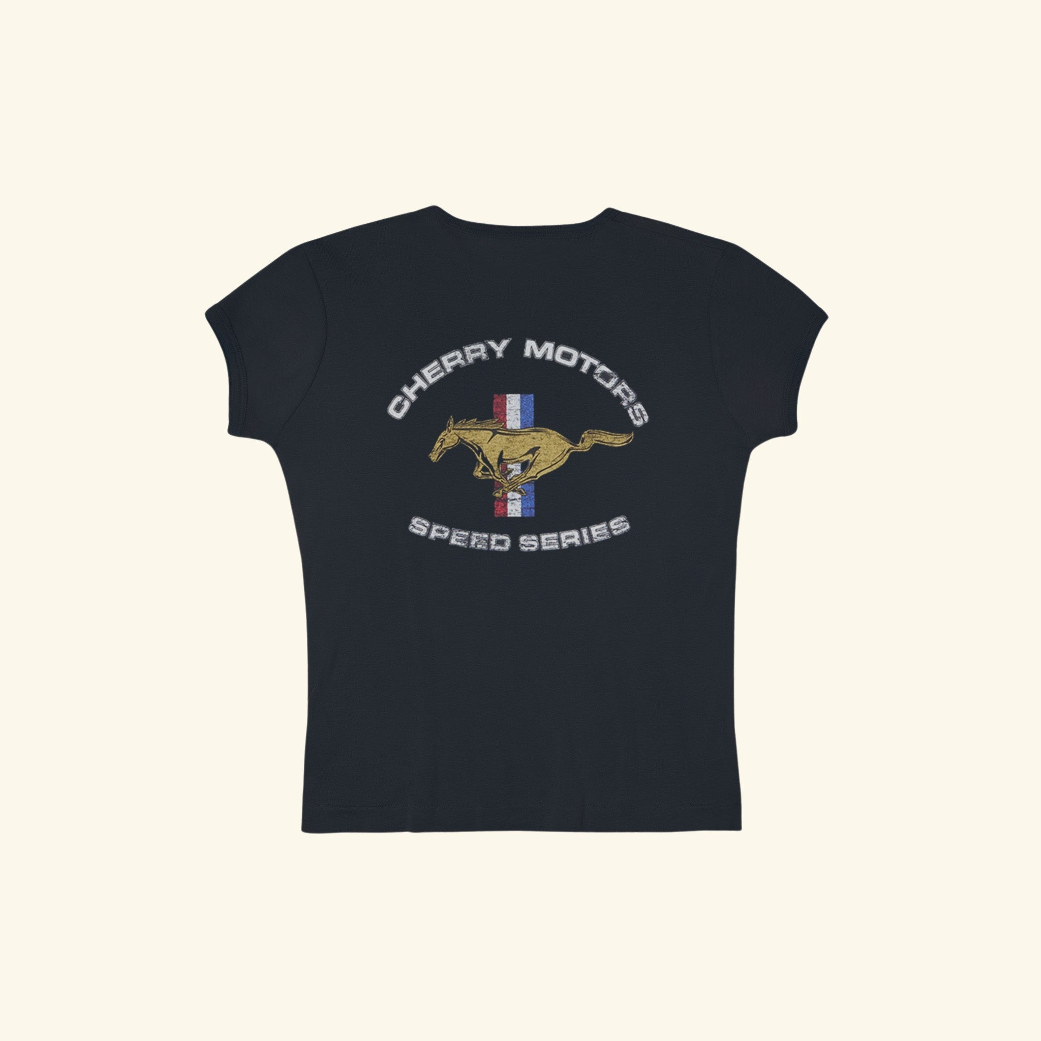 Cherry Motors Scoop Baby Tee