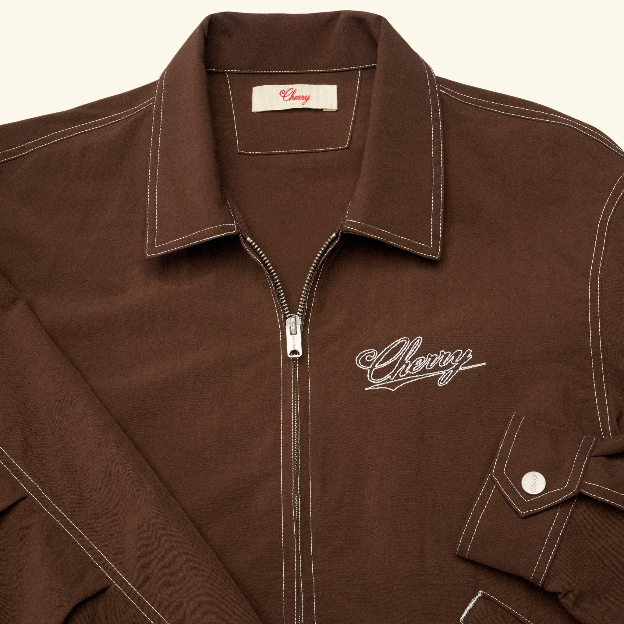 Nylon Running Jacket (Brown)
