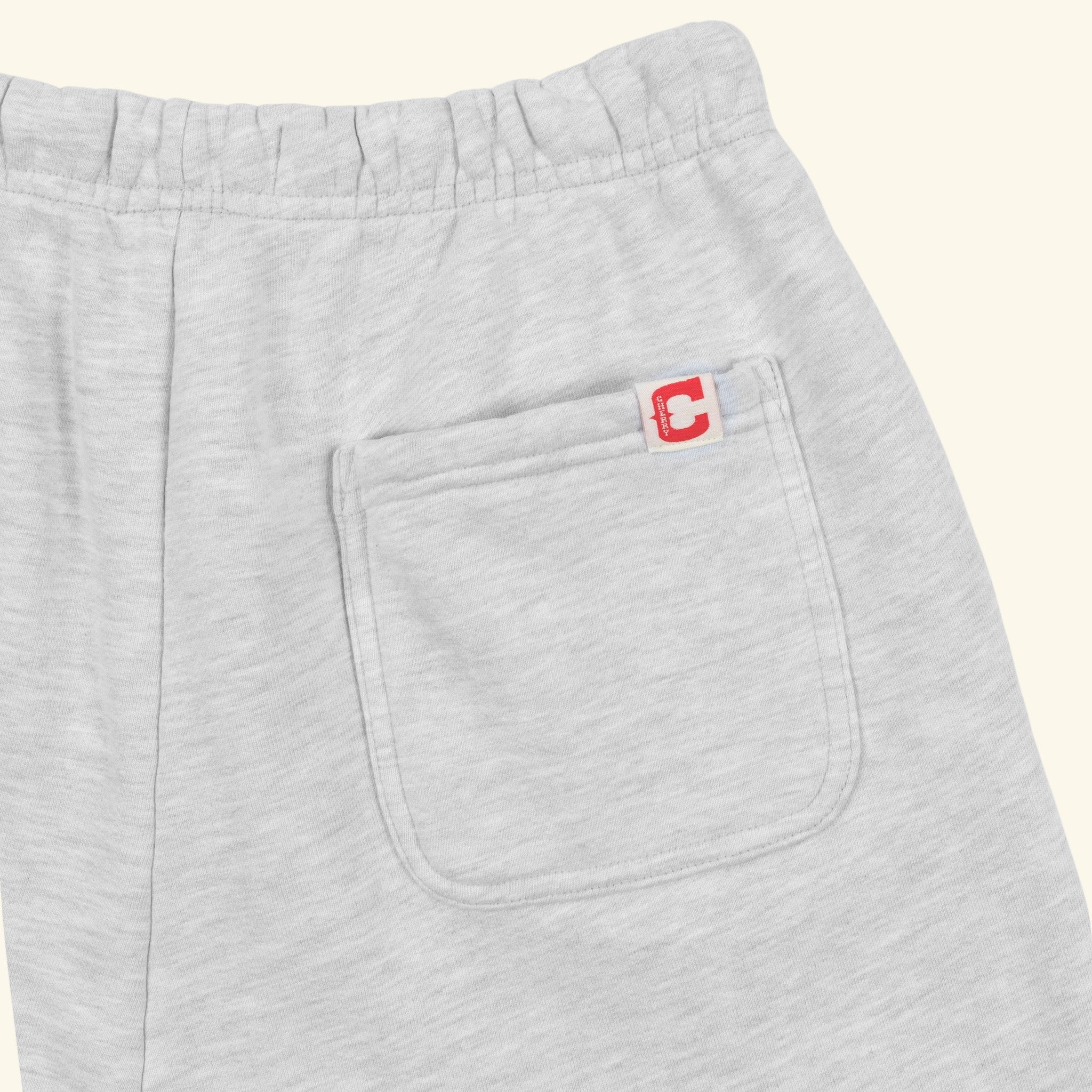 Patchwork Sweatshorts (White Heather)