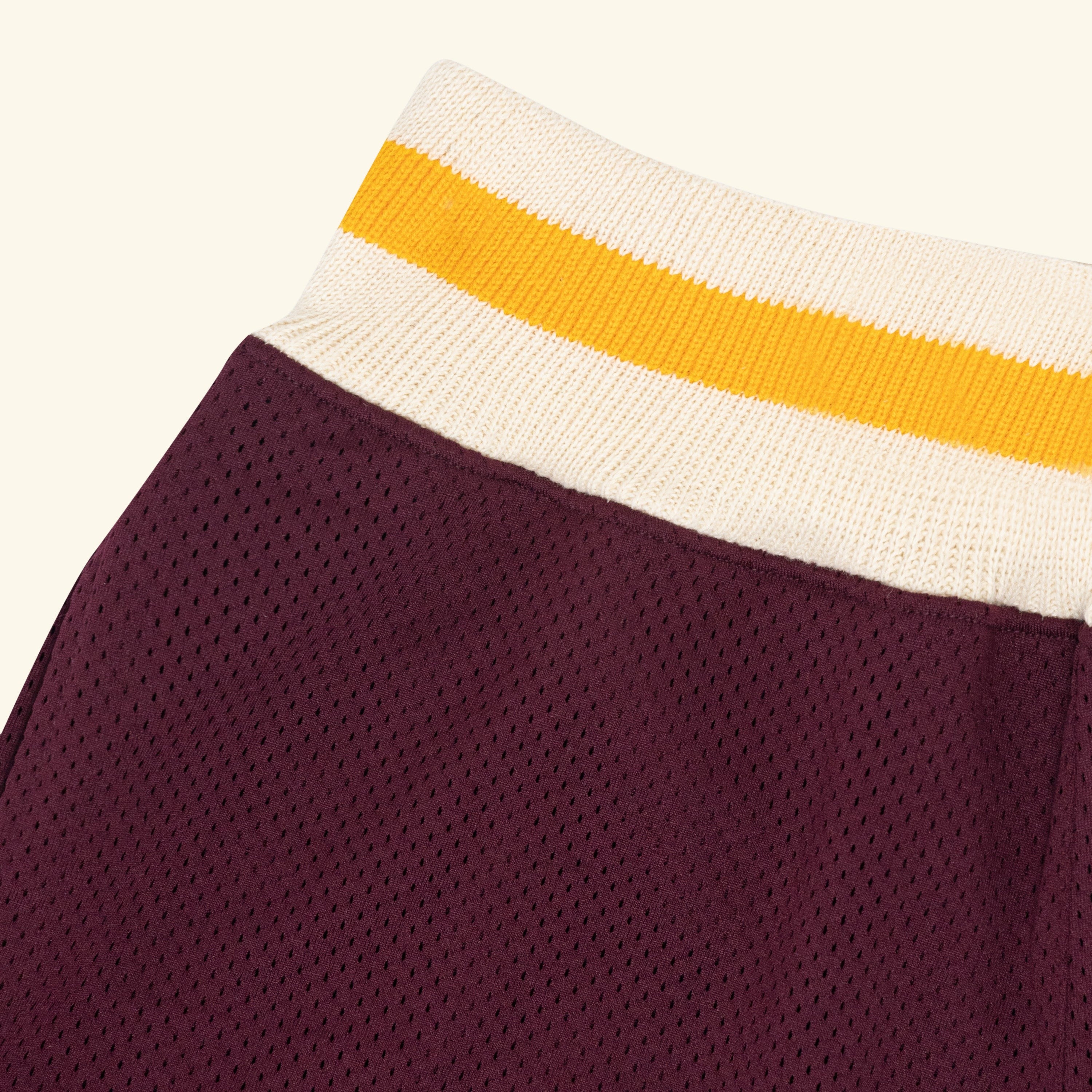Mesh B-Ball Shorts (Maroon)