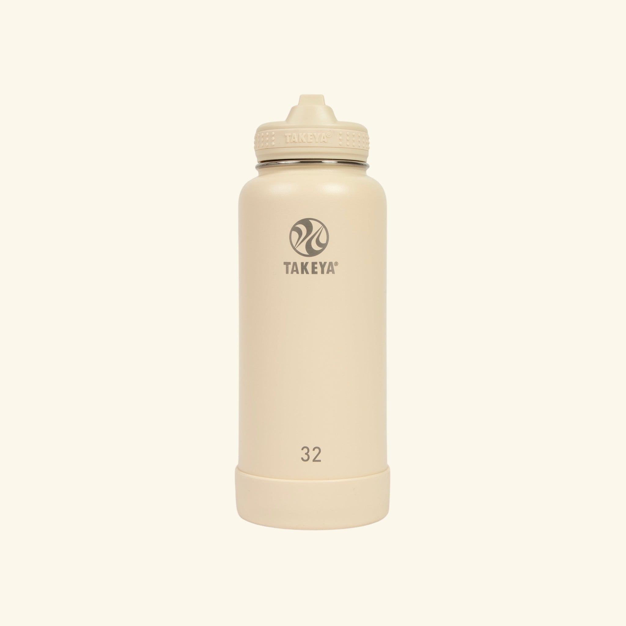 Cherry x Takeya 32oz Water Bottle (Oat Milk)