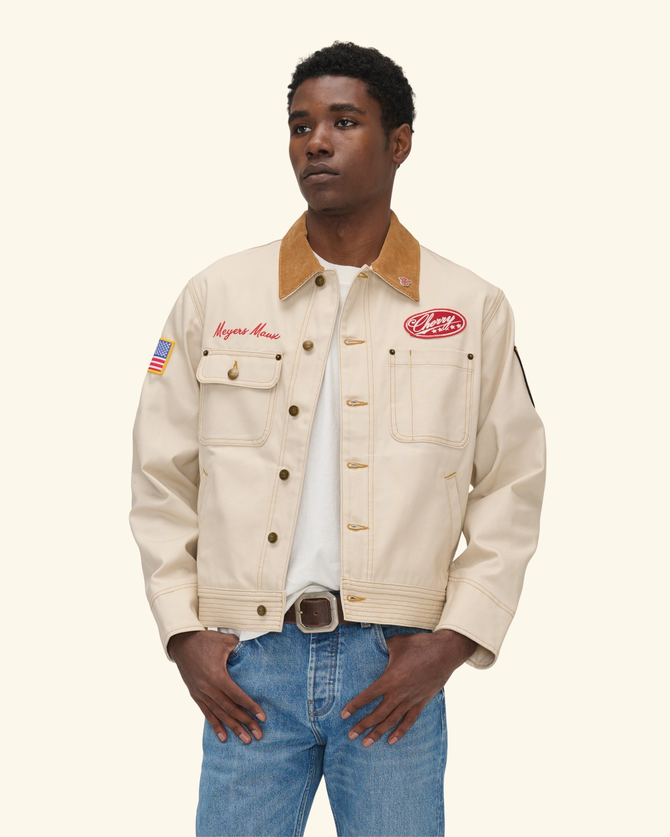 Meyers Manx Canvas Mechanic Jacket (Natural)