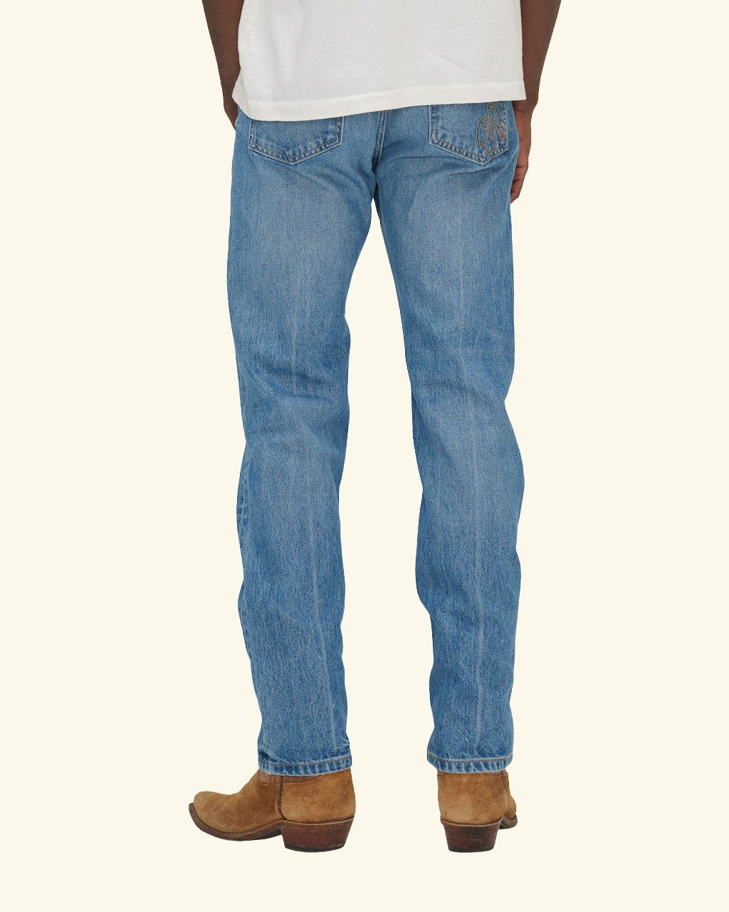 Straight Medium Cowboy Wash Jeans
